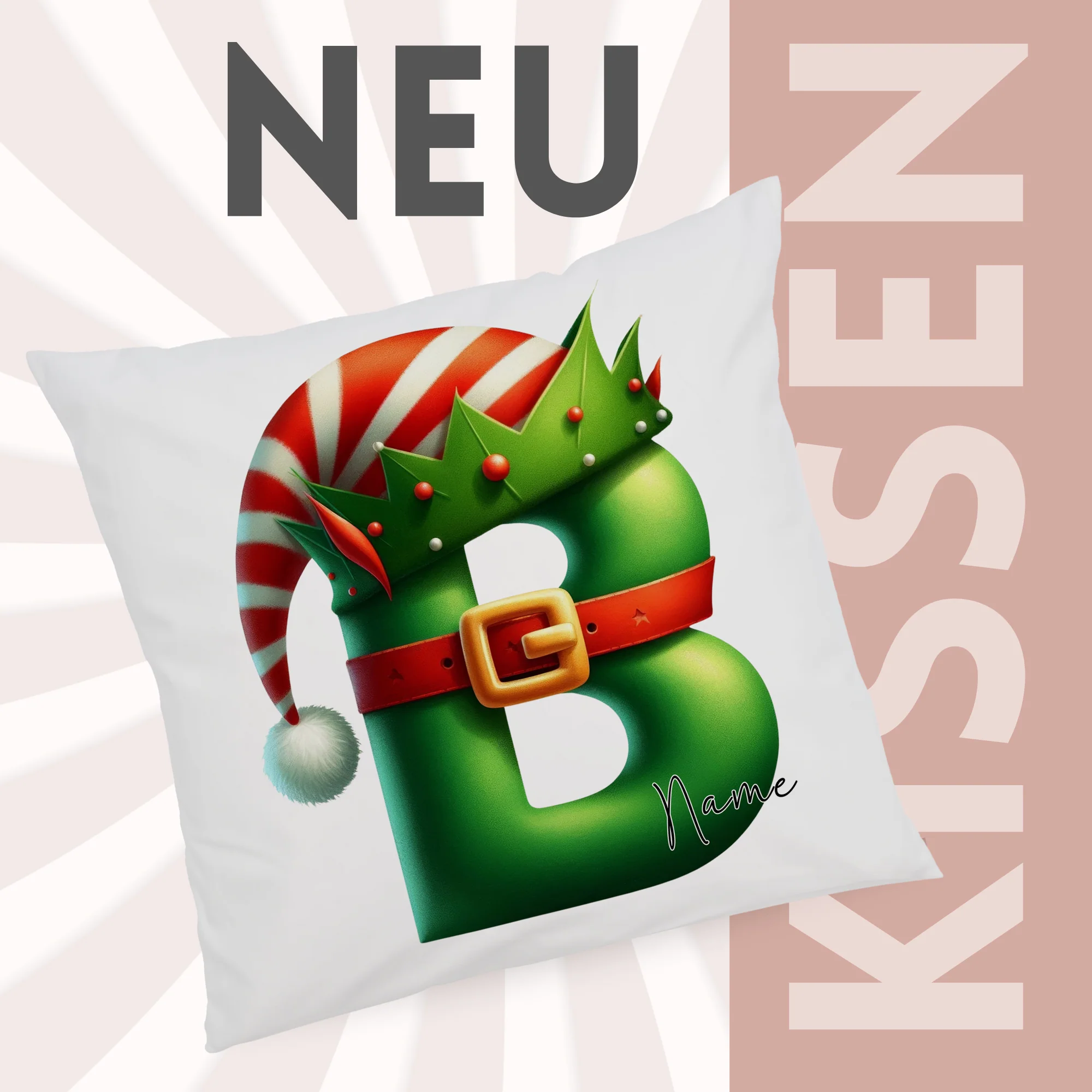 Kissenbezug Buchstabe B - Image 2