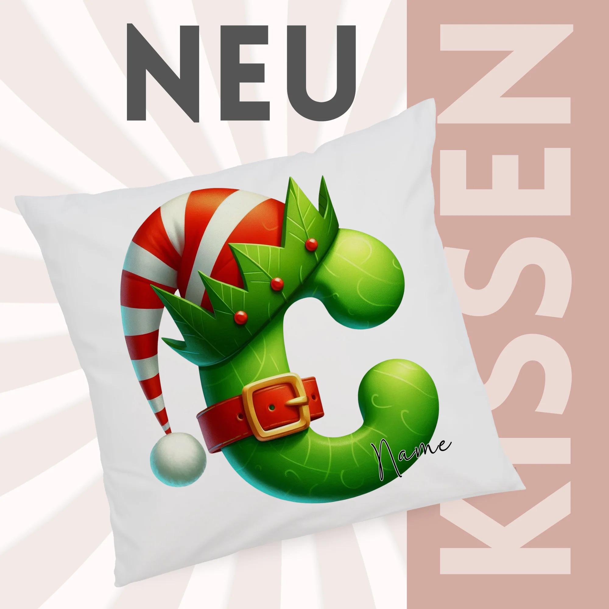 Kissenbezug Buchstabe C - Image 2