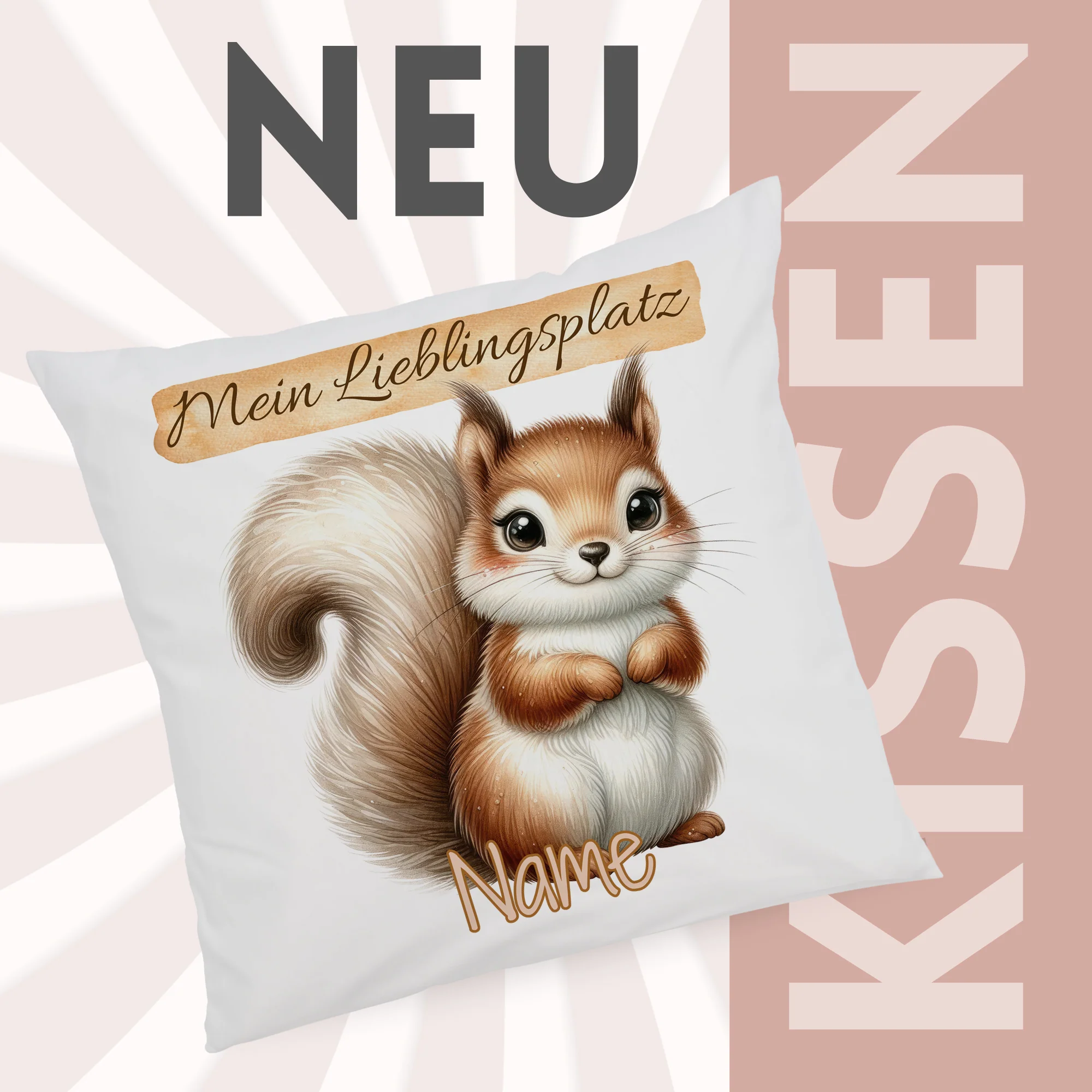 Kissenbezug Eichhörnchen Lieblingsplatz - Image 2