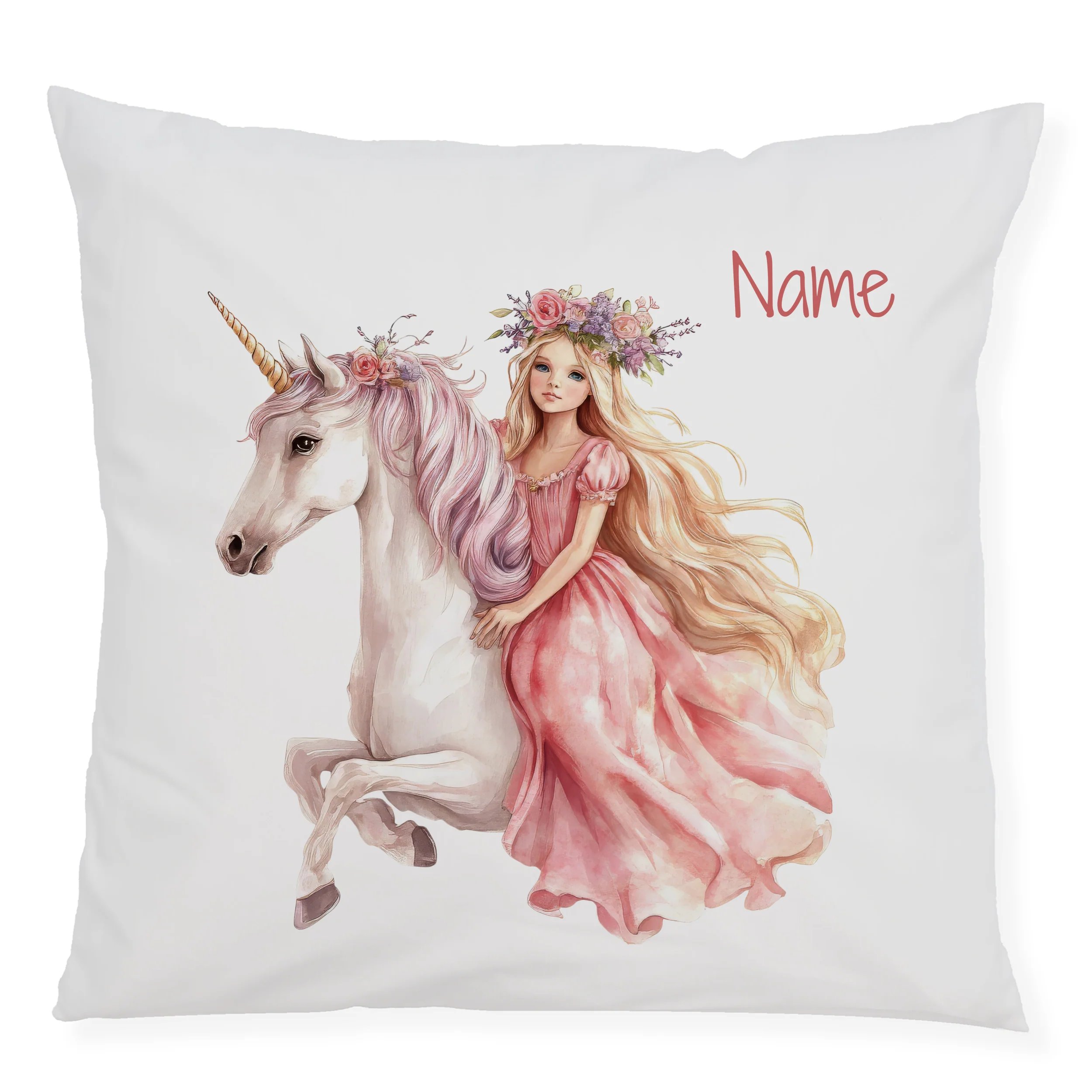 Kissenbezug Einhorn-Mädchen