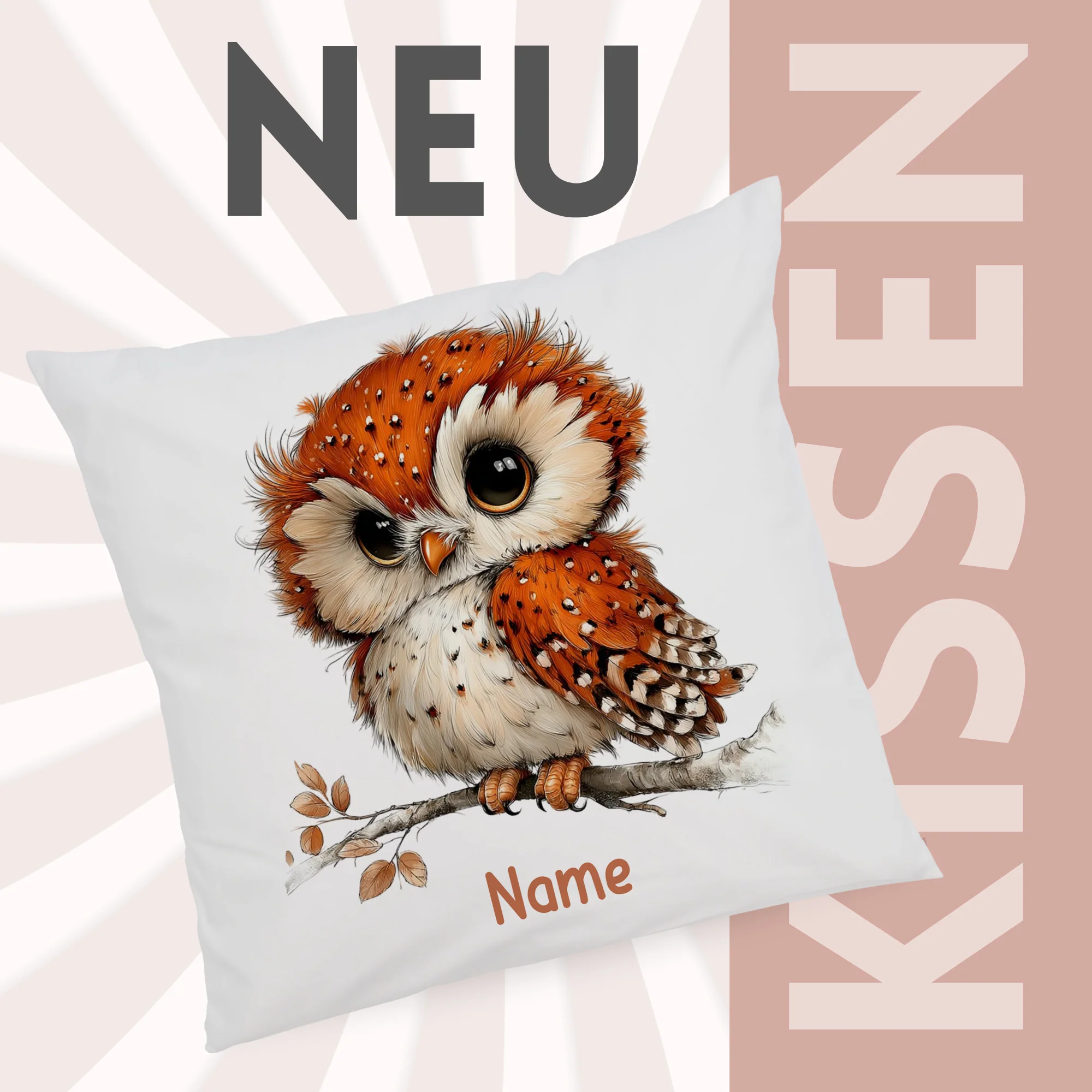 Kissenbezug Eule - Image 2