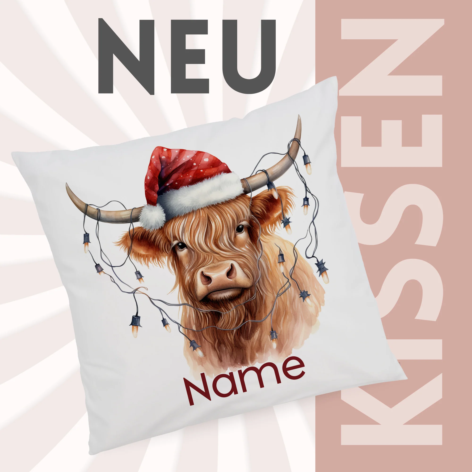 Kissenbezug Highlandrind - Image 2