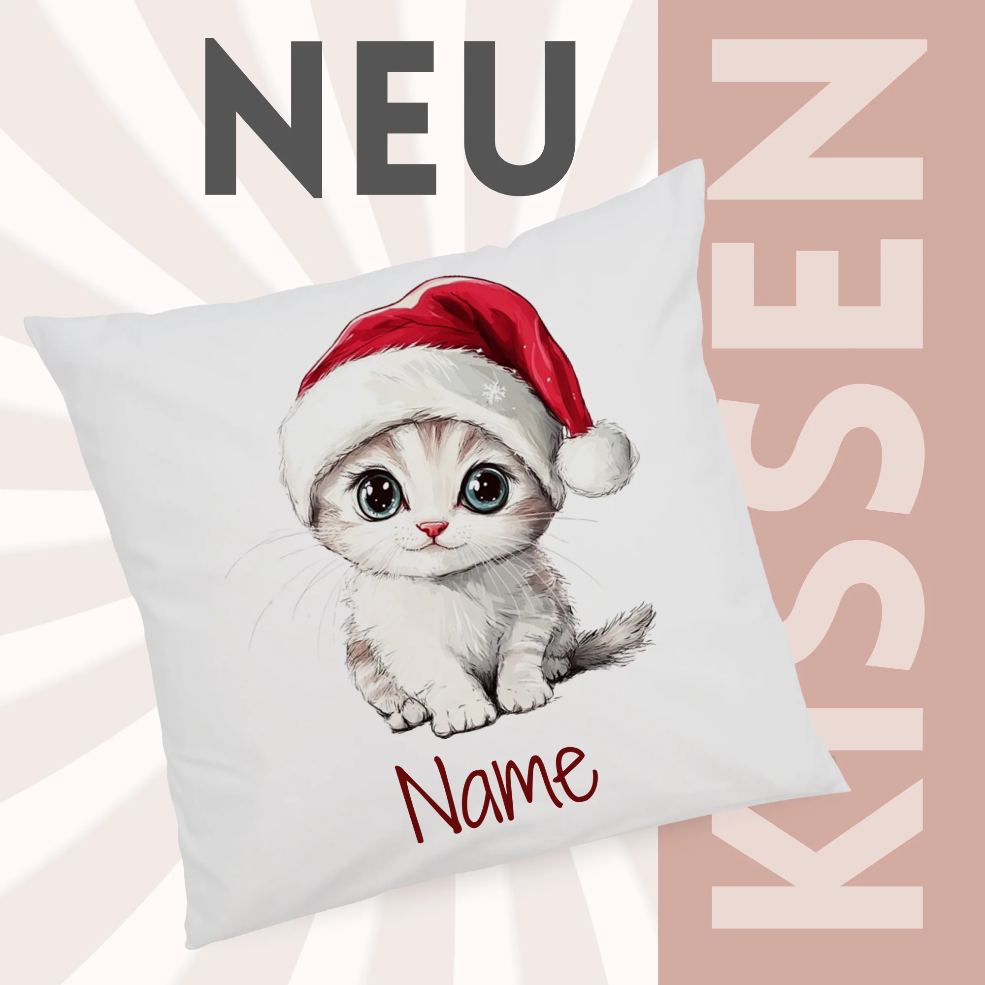 Kissenbezug Kätzchen - Für kuschelige Weihnachten - Image 3