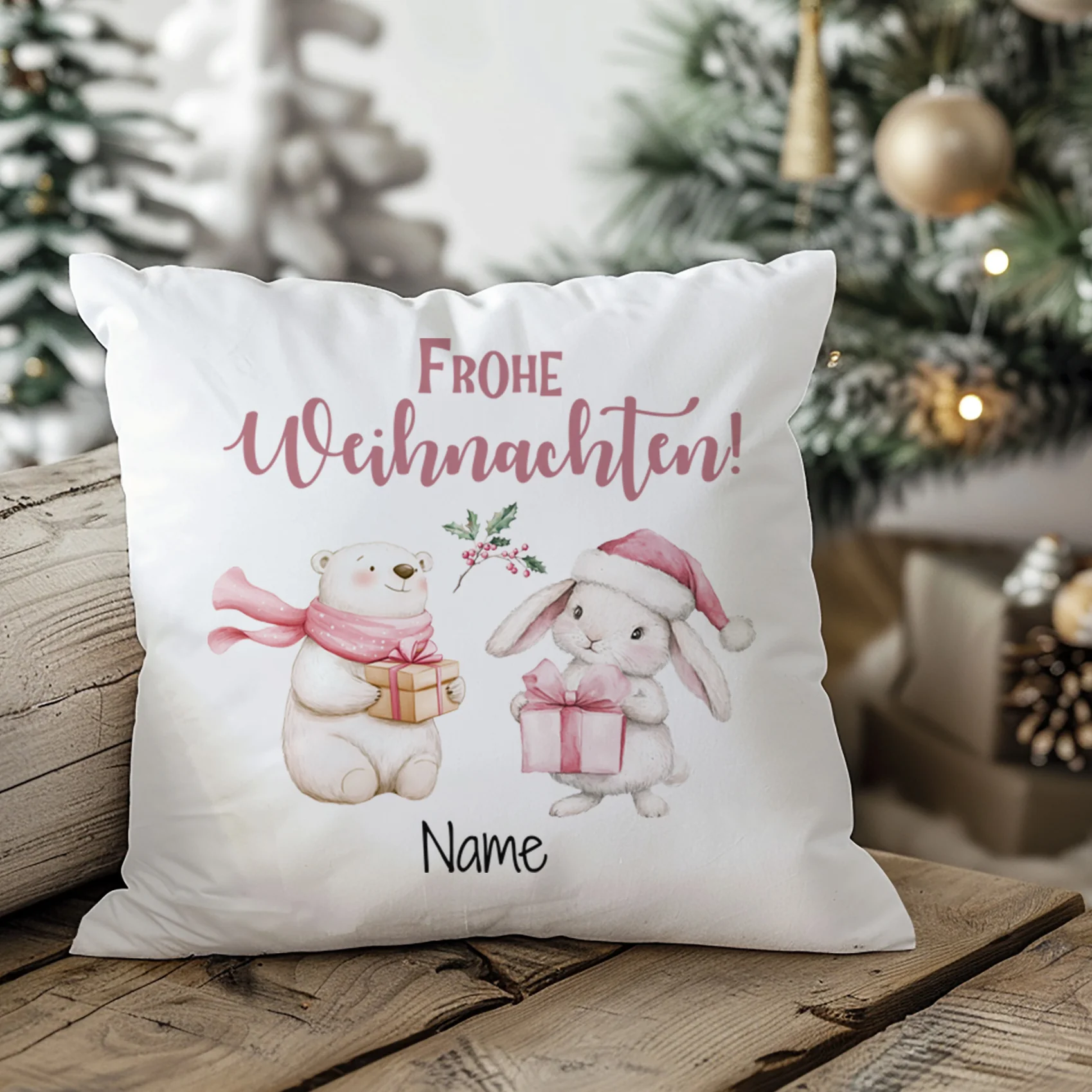 Kissenbezug mit Weihnachtsmotiven - Für ein gemütliches Fest - Image 3