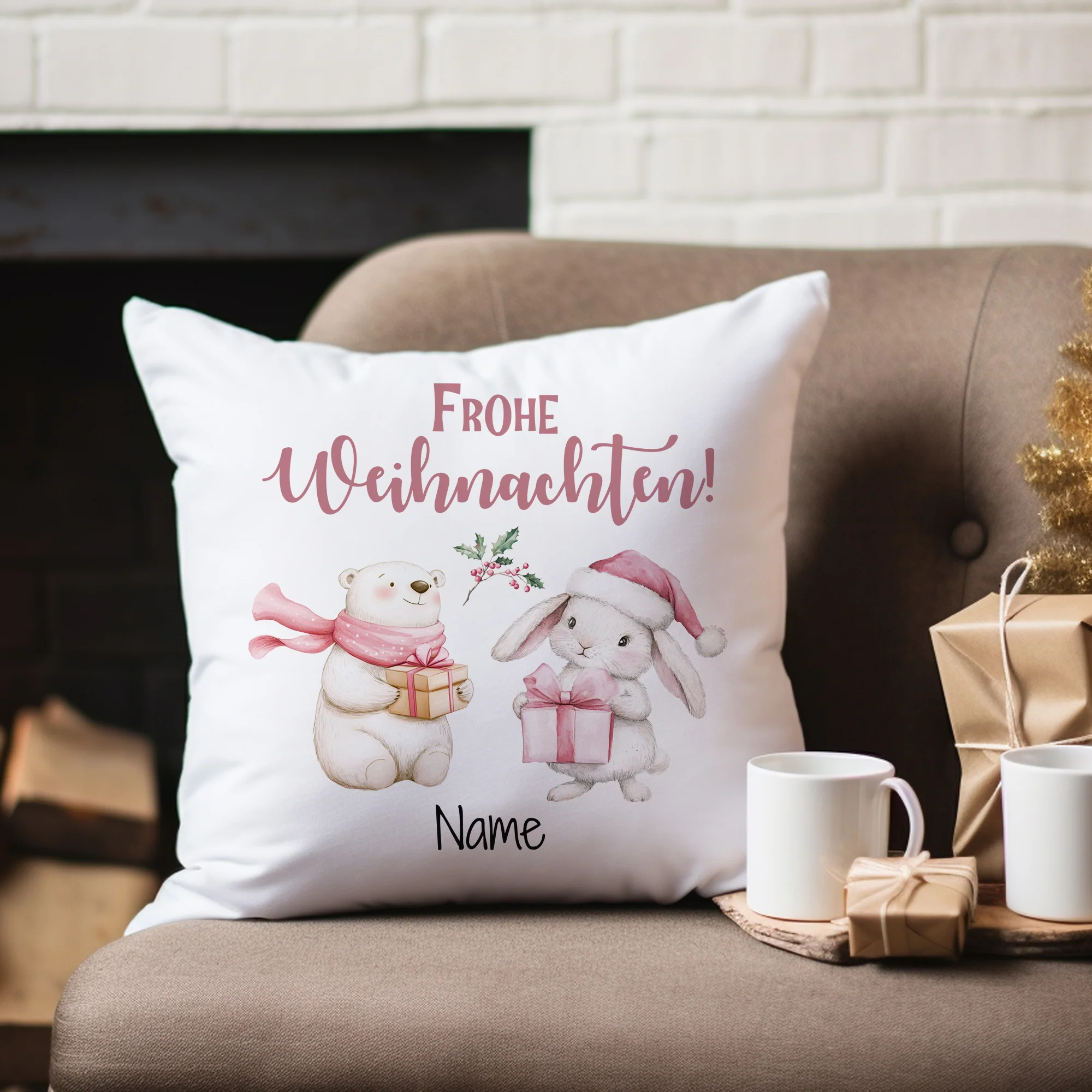 Kissenbezug mit Weihnachtsmotiven - Für ein gemütliches Fest - Image 4