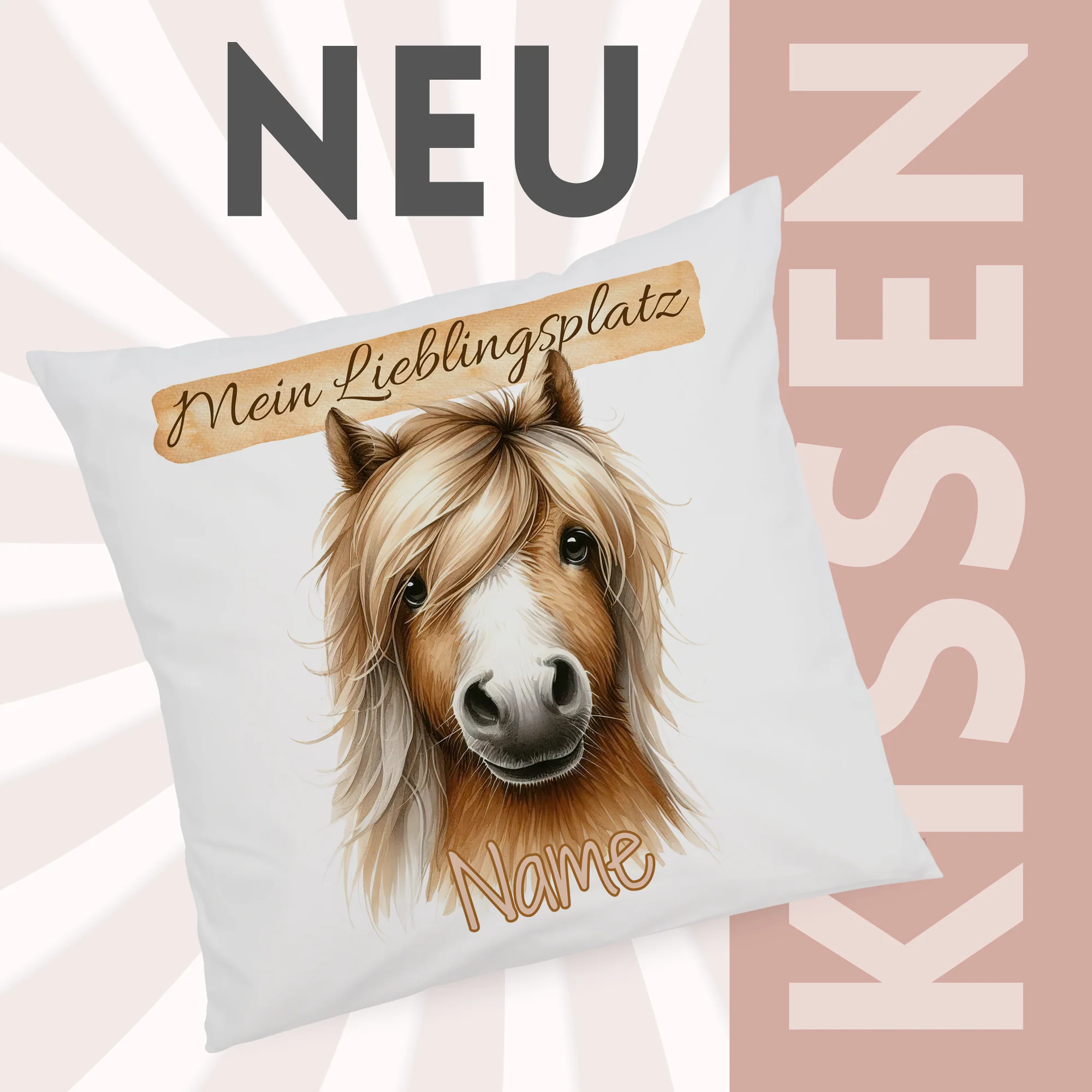 Kissenbezug Pferd Lieblingsplatz - Image 2
