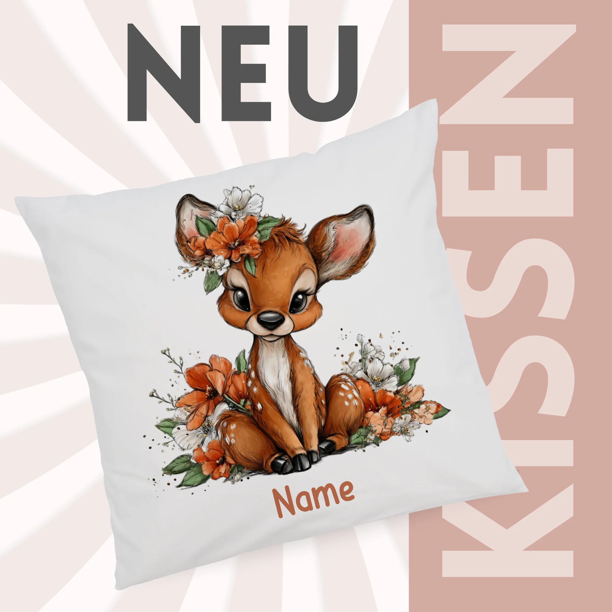 Kissenbezug Reh - Image 2