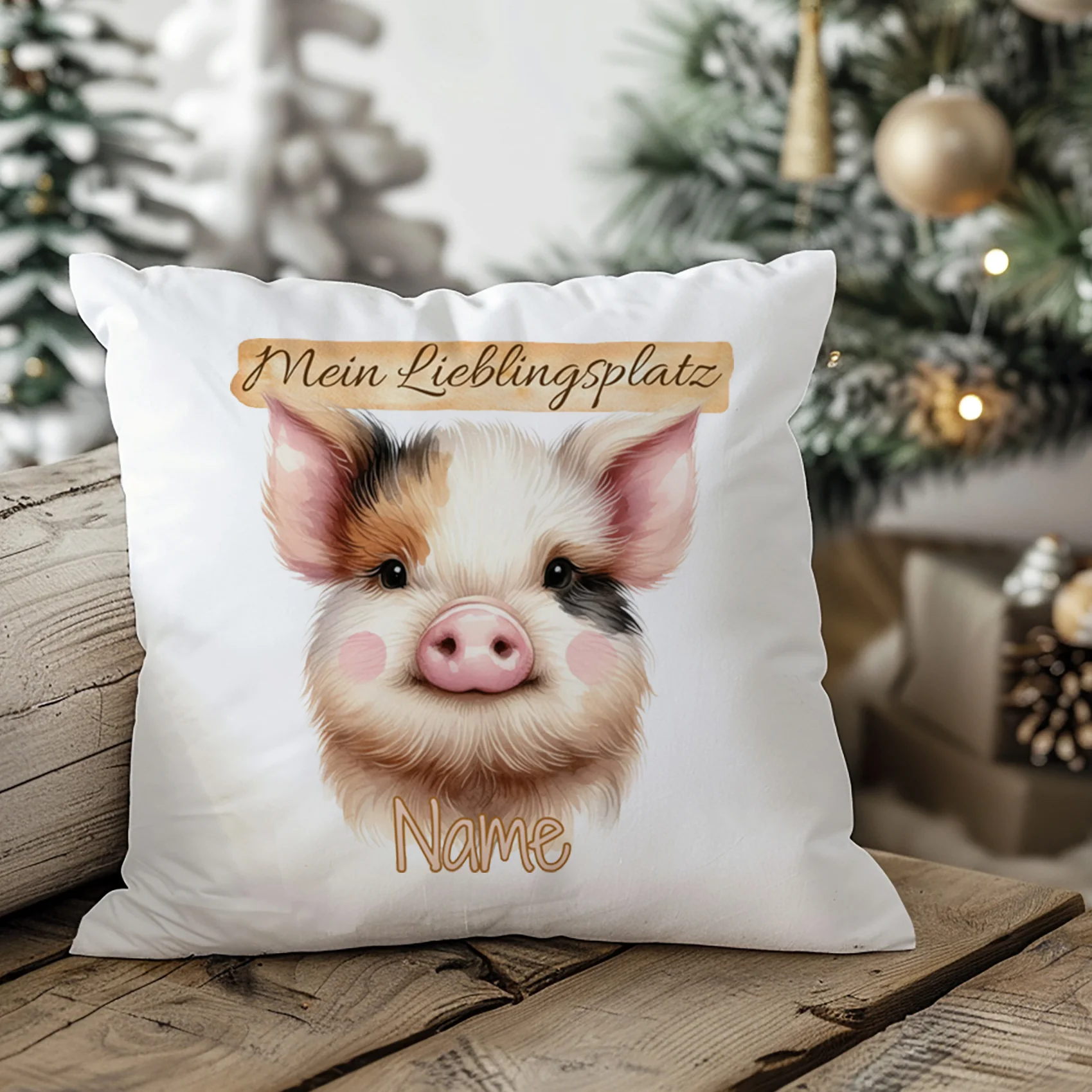 Kissenbezug Schwein Lieblingsplatz - Image 3