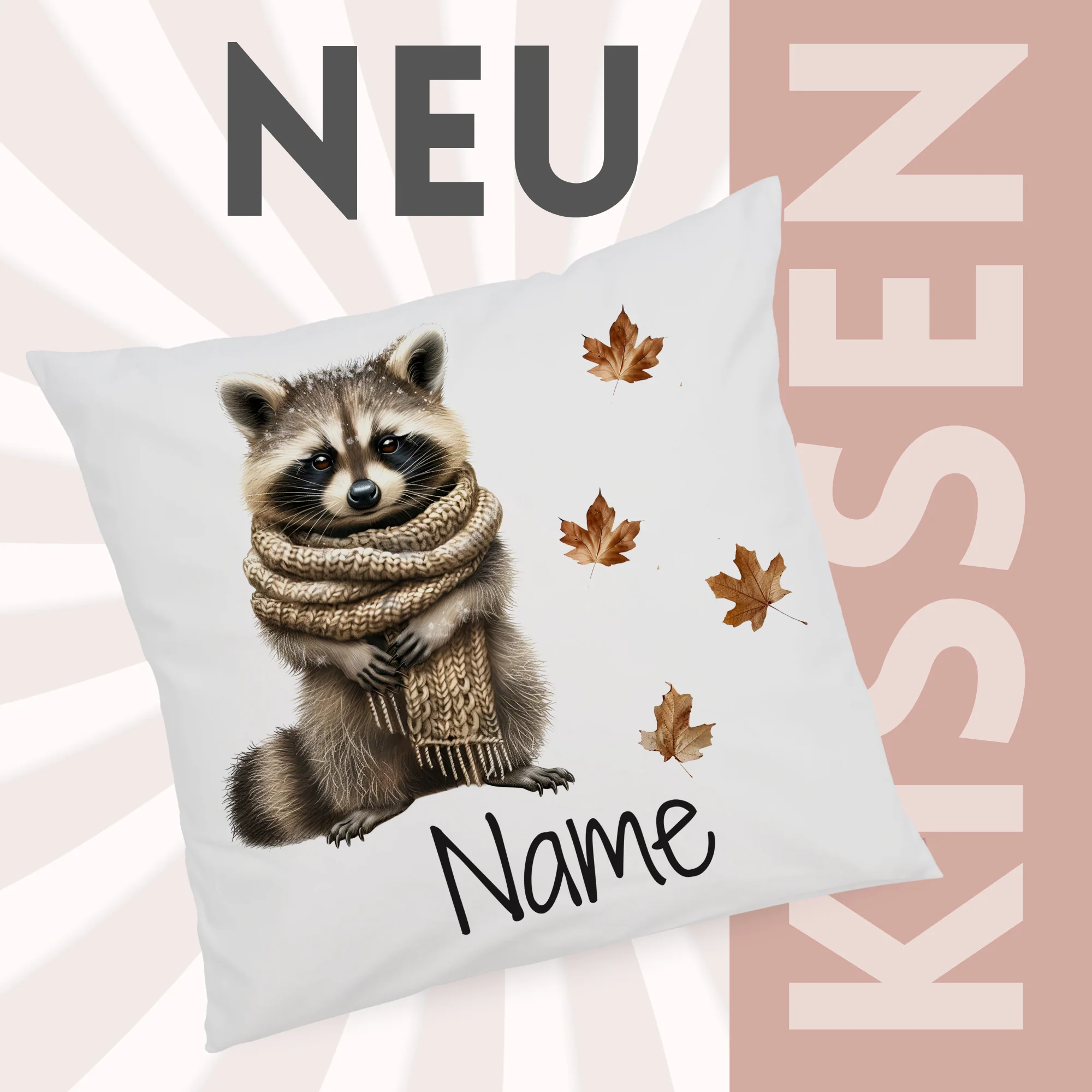 Kissenbezug Waschbär - Image 2