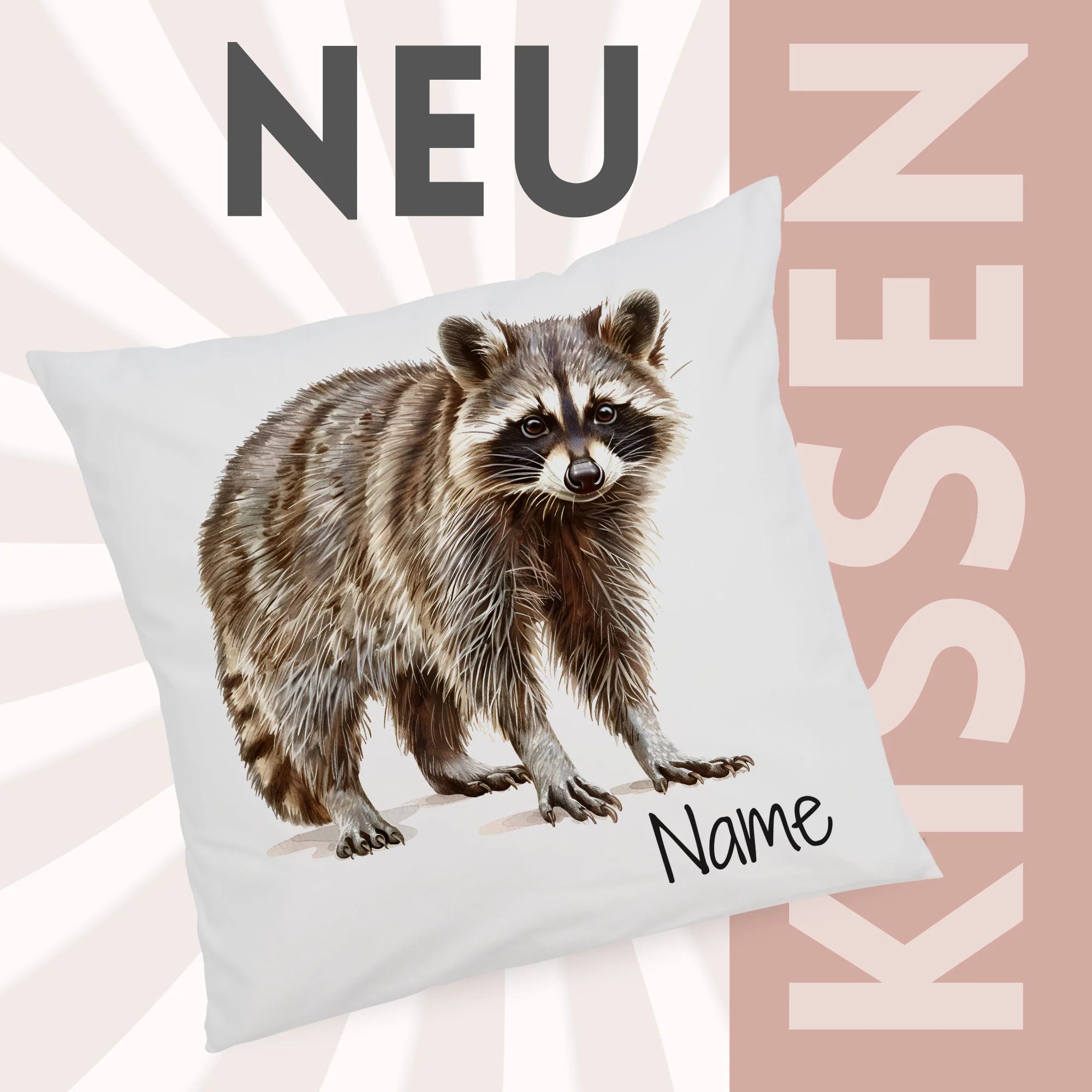 Kissenbezug Waschbär - Image 2