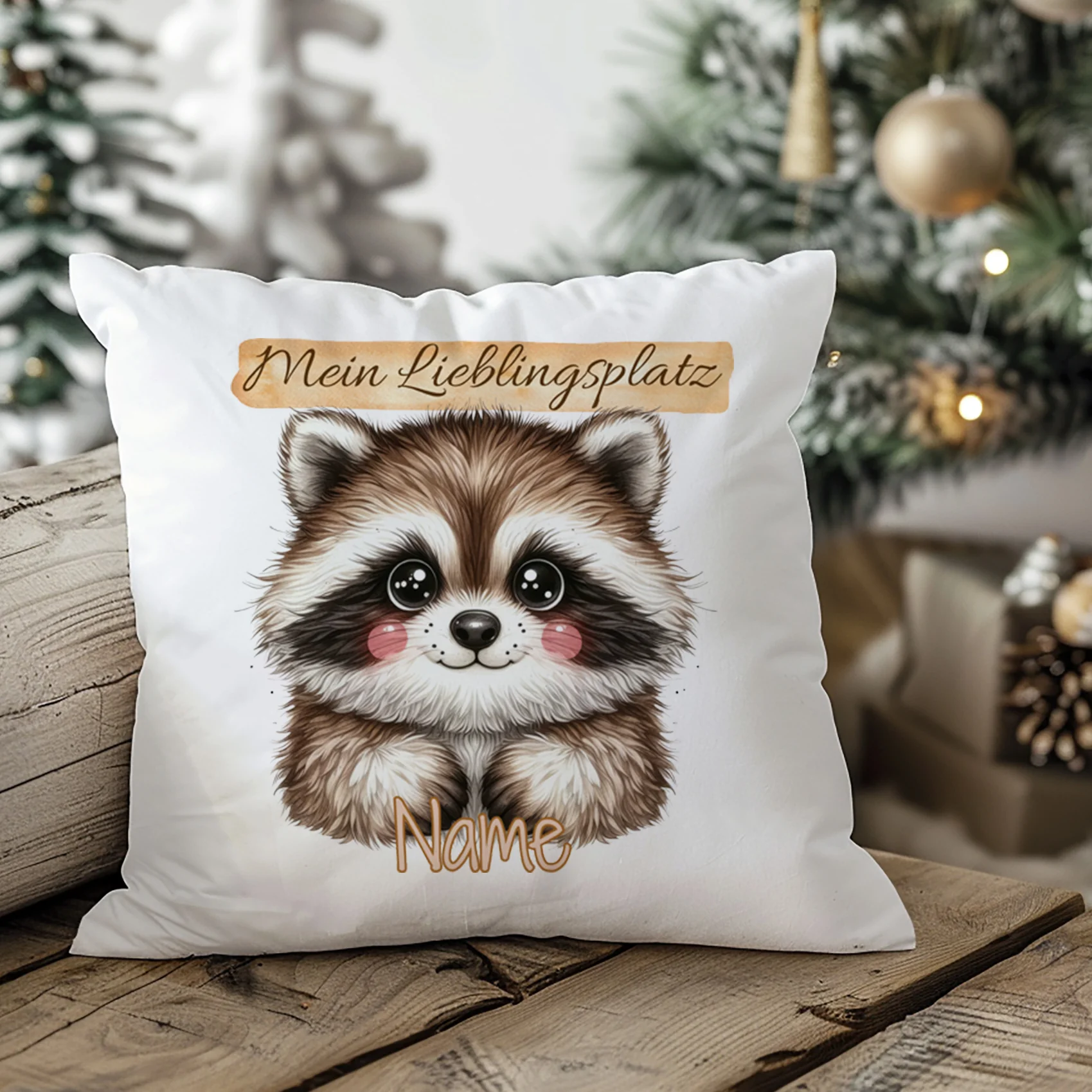 Kissenbezug Waschbär - Dein Lieblingsplatz - Image 3