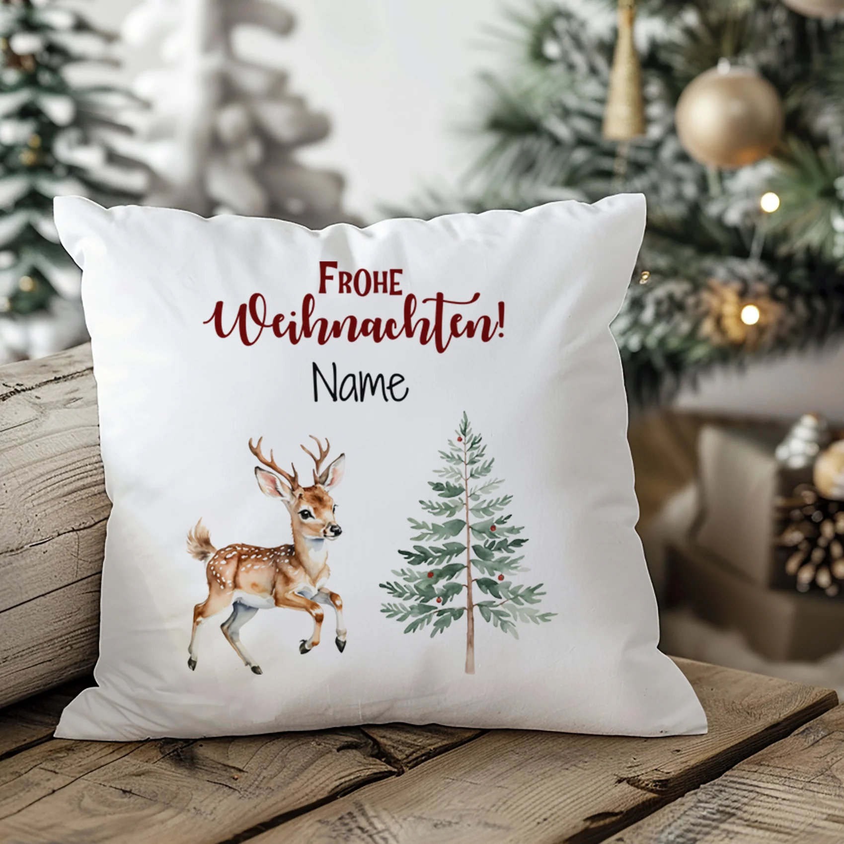 Kissenbezug Weihnachtsmotiv - Festliche Gemütlichkeit für dein Zuhause - Image 3
