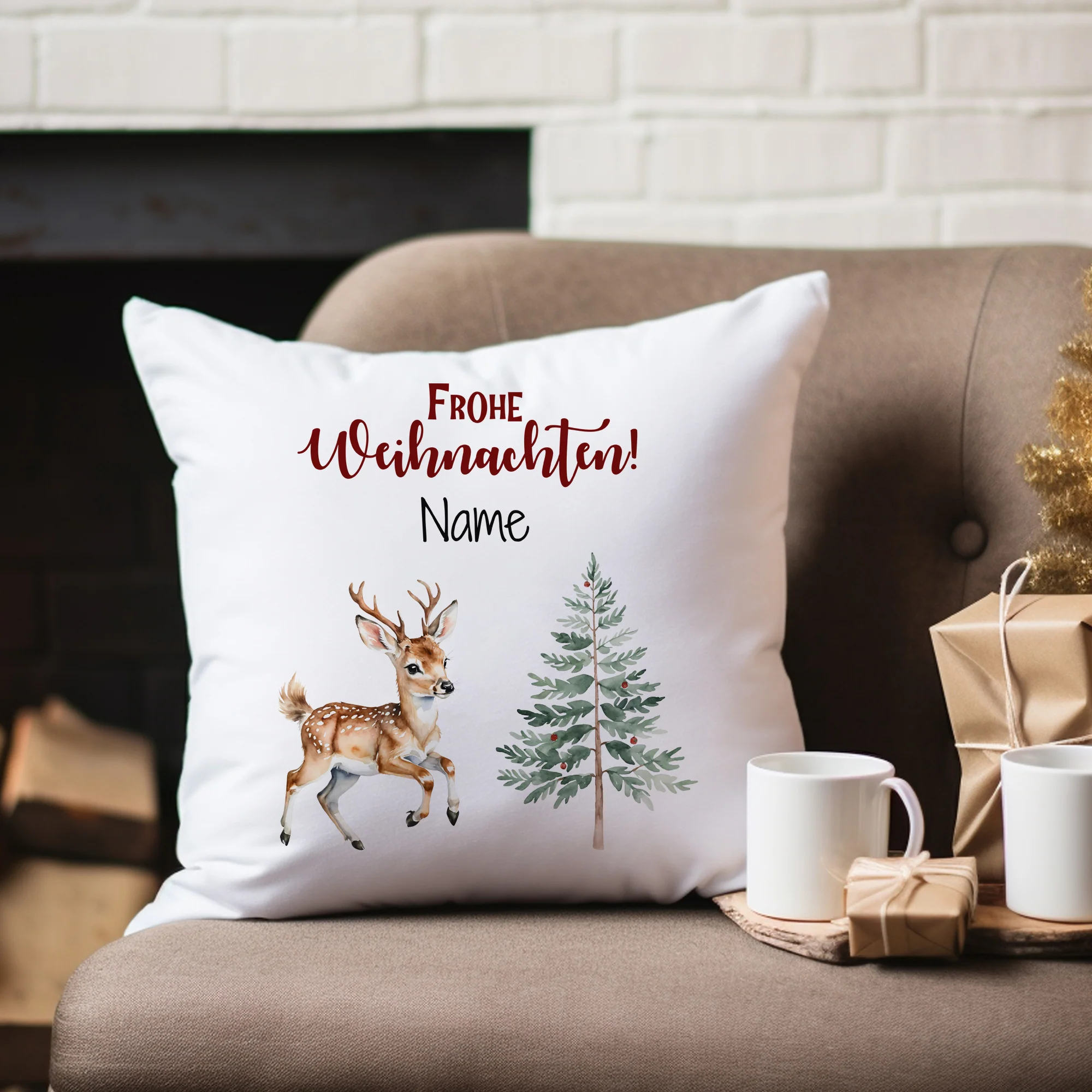 Kissenbezug Weihnachtsmotiv - Festliche Gemütlichkeit für dein Zuhause - Image 4