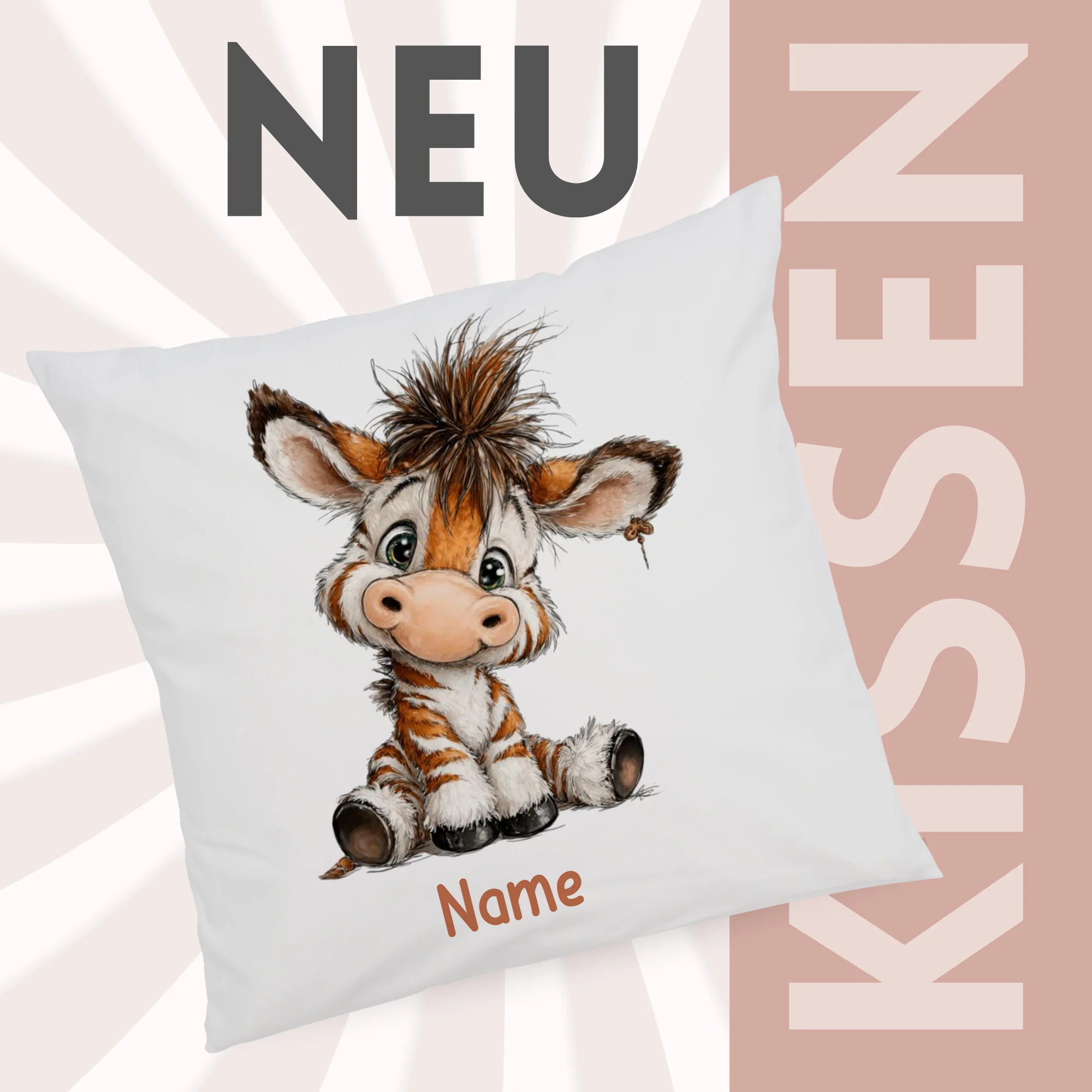 Kissenbezug Zebra - Image 2