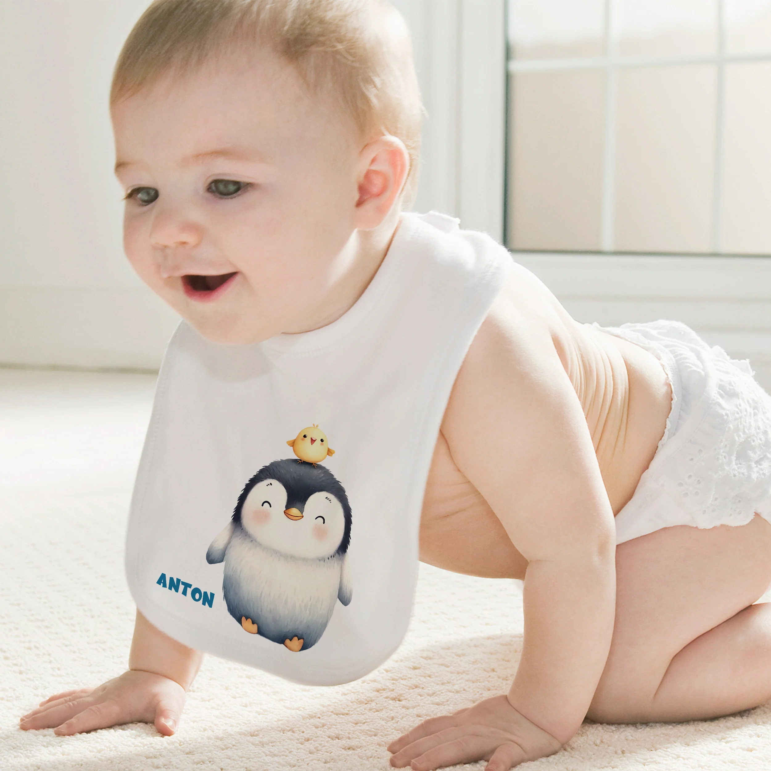 Lätzchen Penguin mit Küken - Image 3