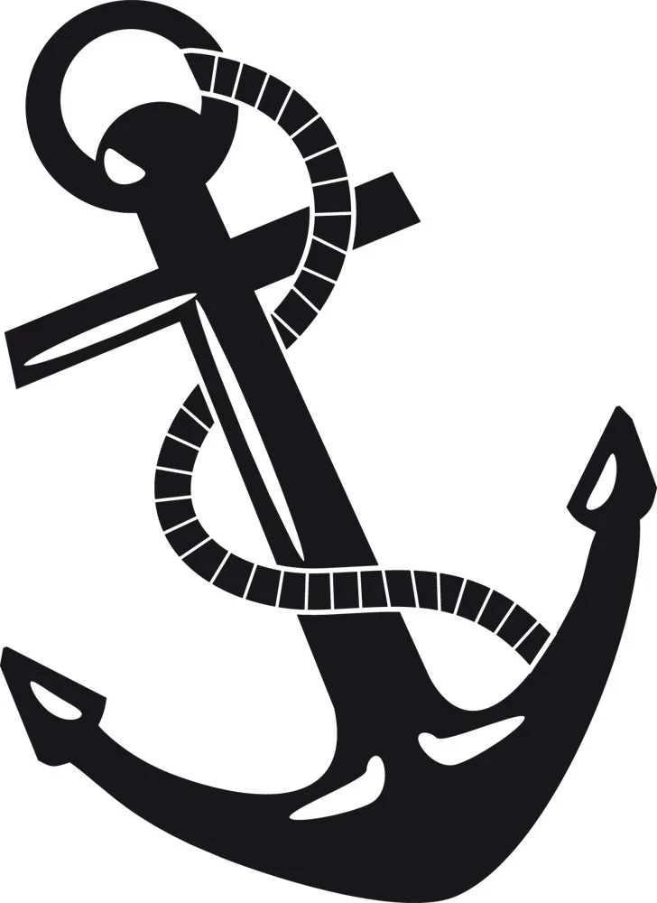 Maritimes Wandtattoo Anker - Image 2