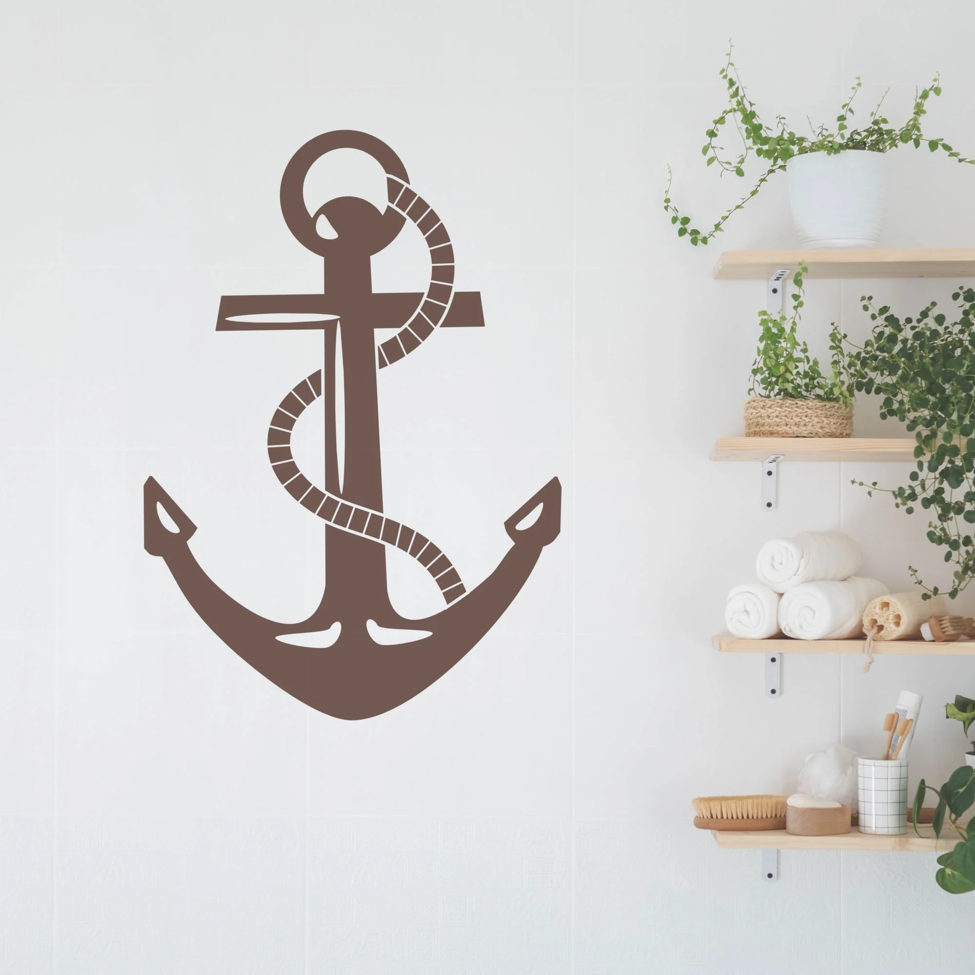 Maritimes Wandtattoo Anker - Image 3