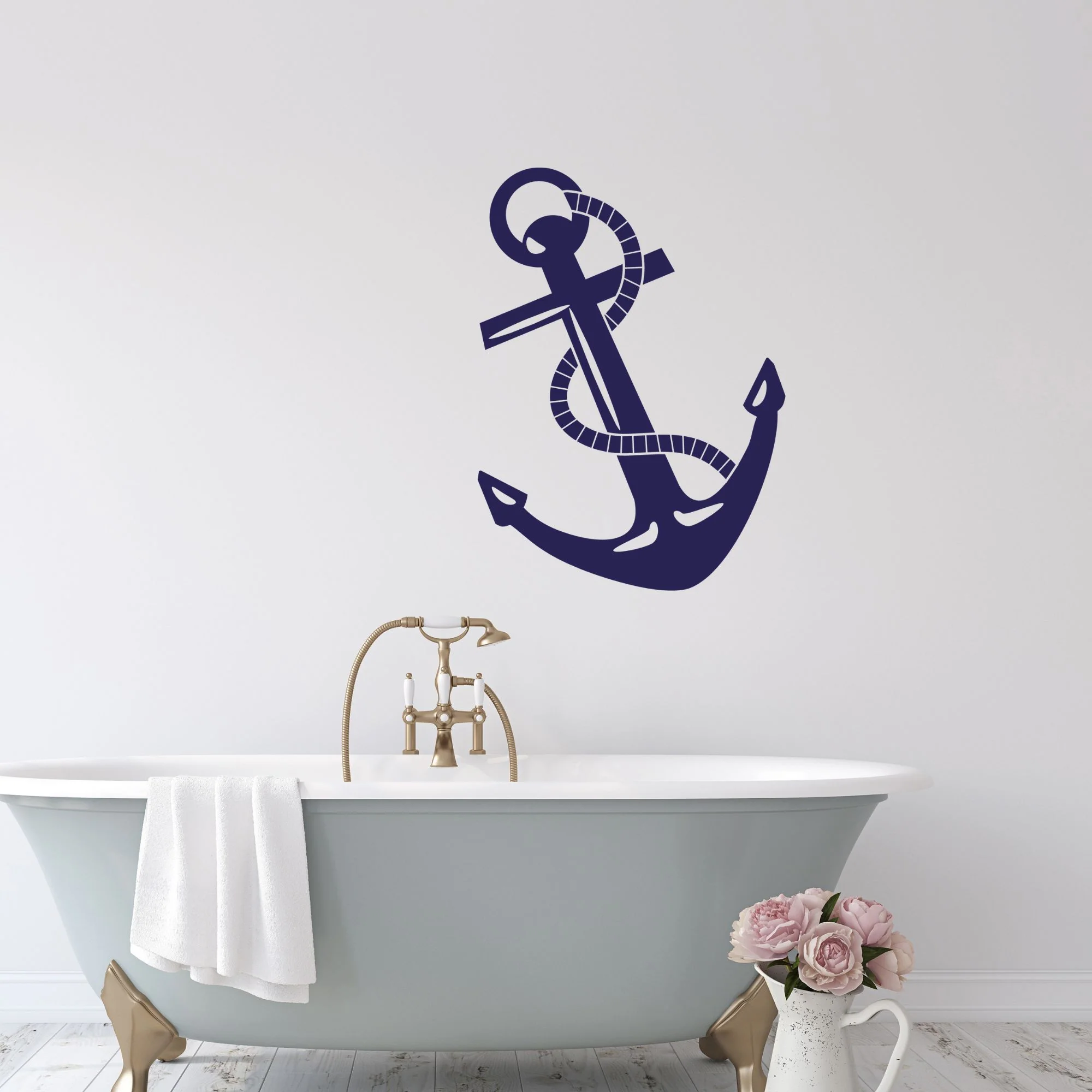 Maritimes Wandtattoo Anker - Image 4