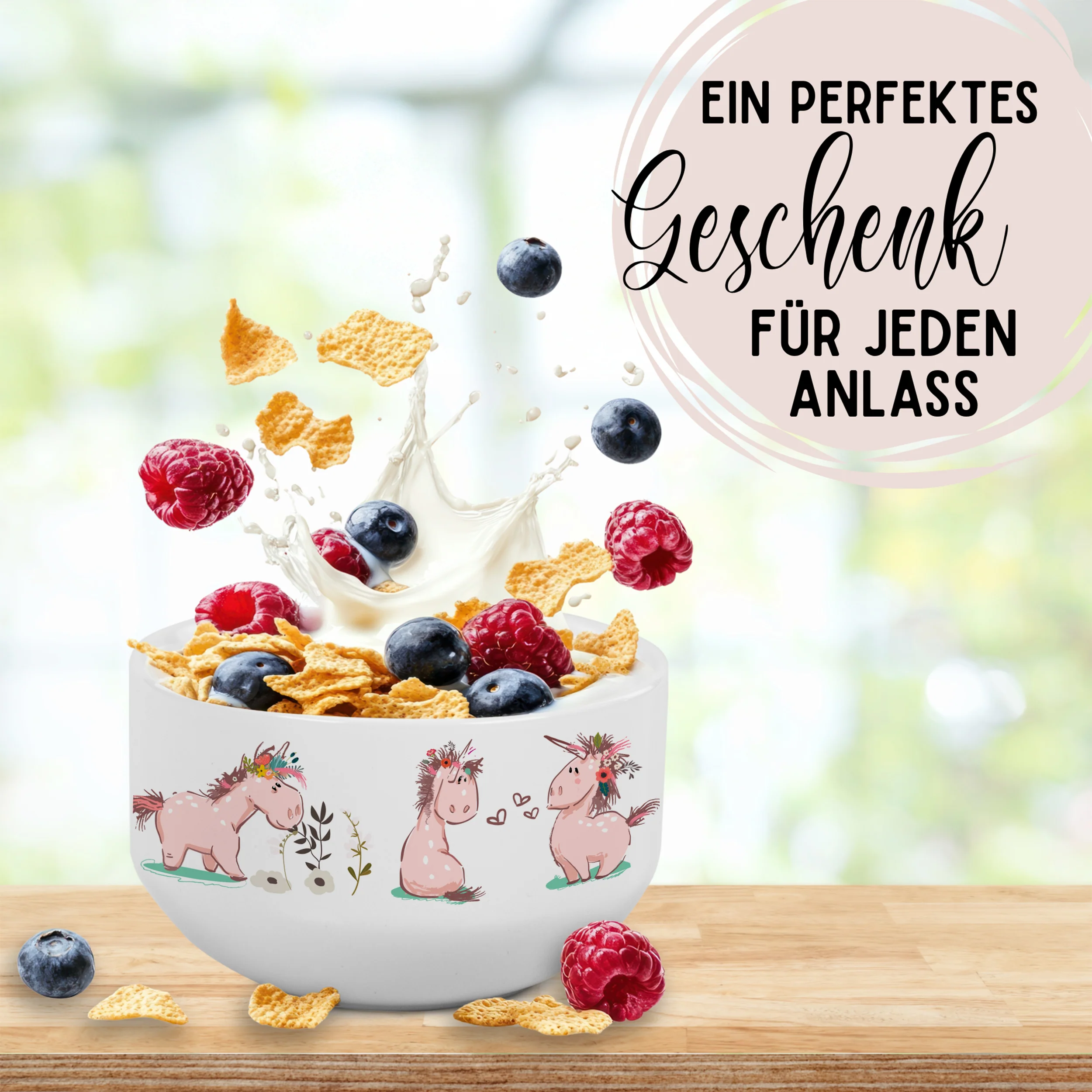 Müslischale mit Einhornmotiv - Image 4