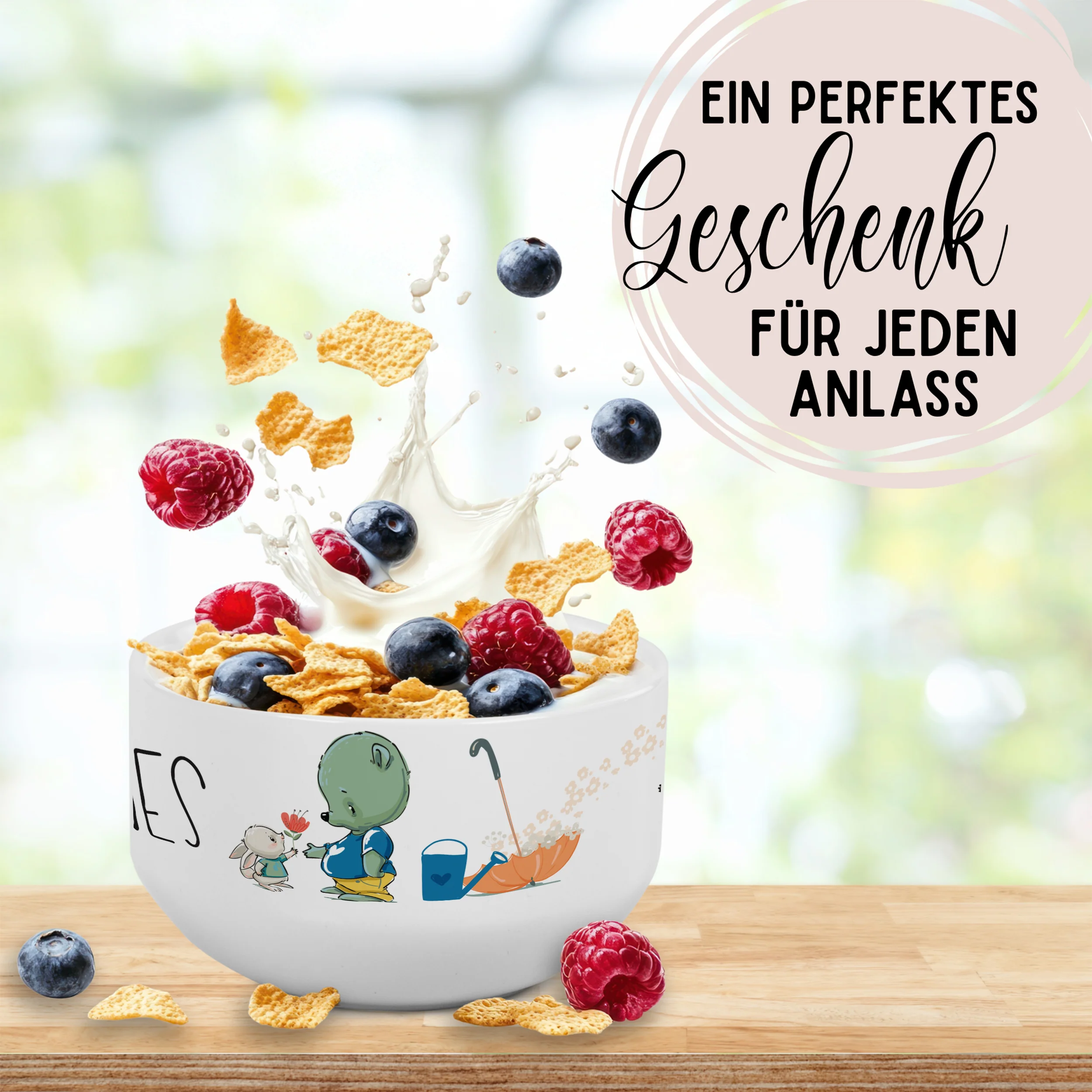 Müslischale mit niedlichem Tiermotiv - Image 4