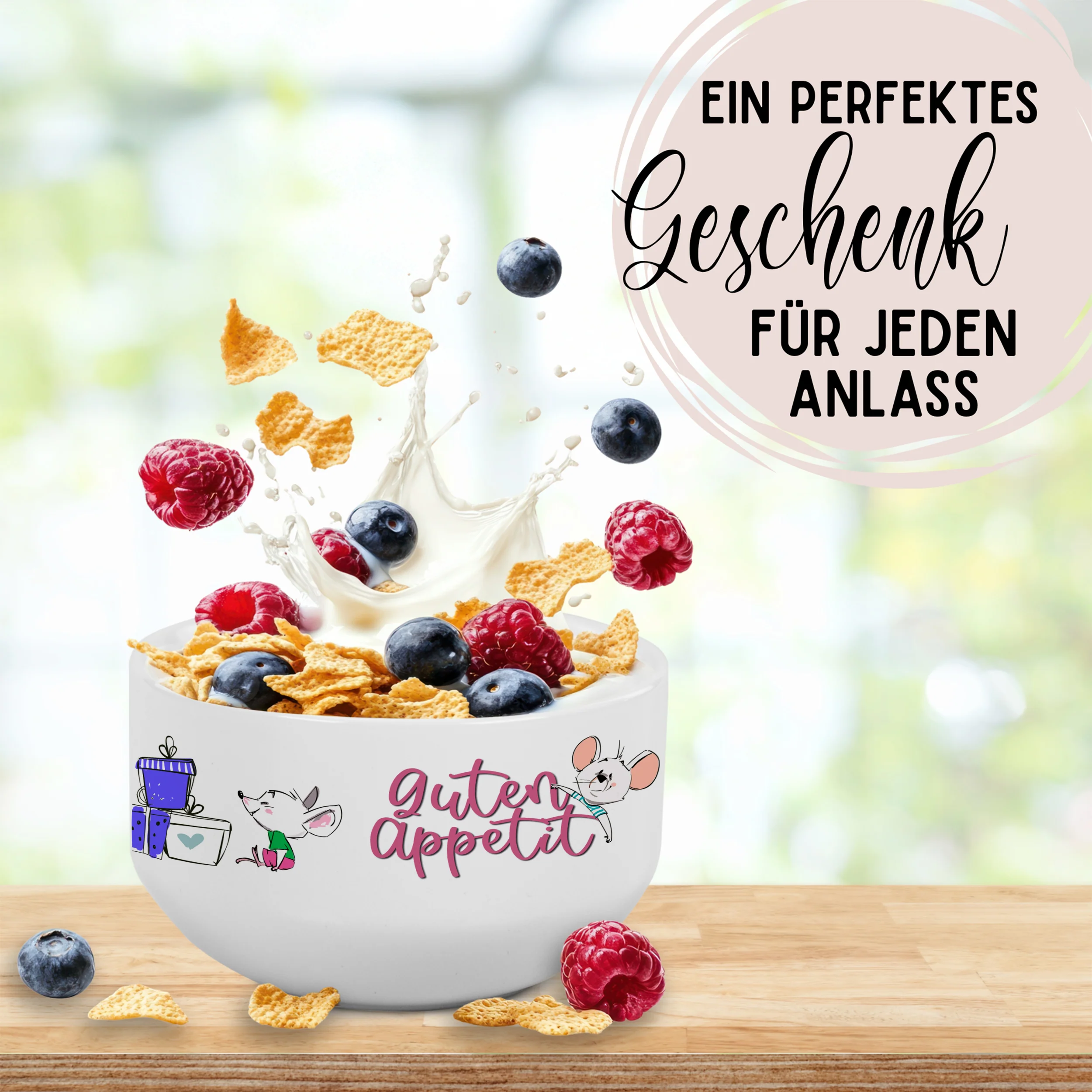 Müslischale mit niedlichen Mäusen - Image 4