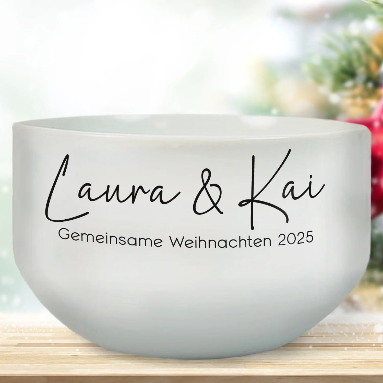 Müslischale mit Wunschtext in zwei Zeilen - Image 4