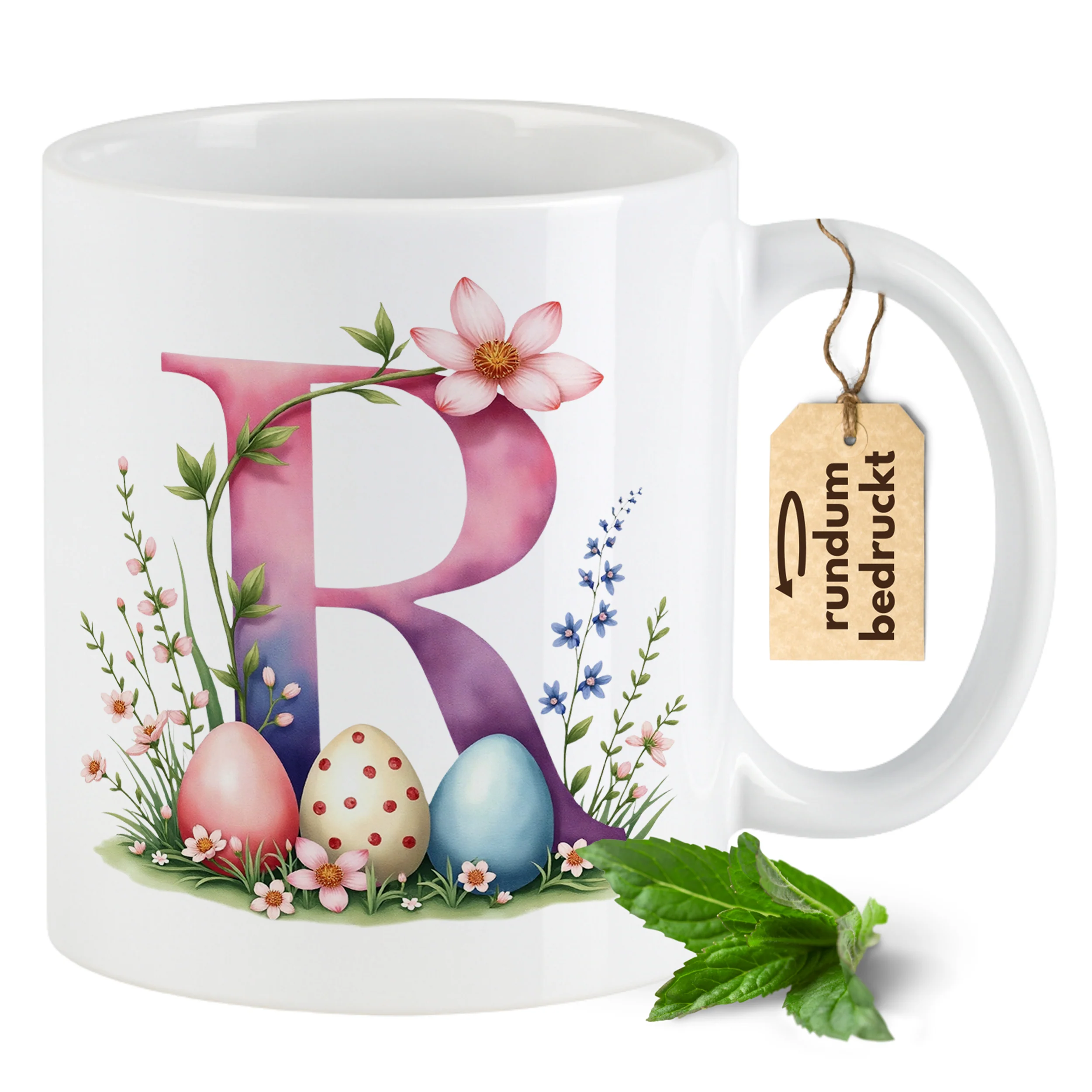 Oster Tasse Buchstabe R