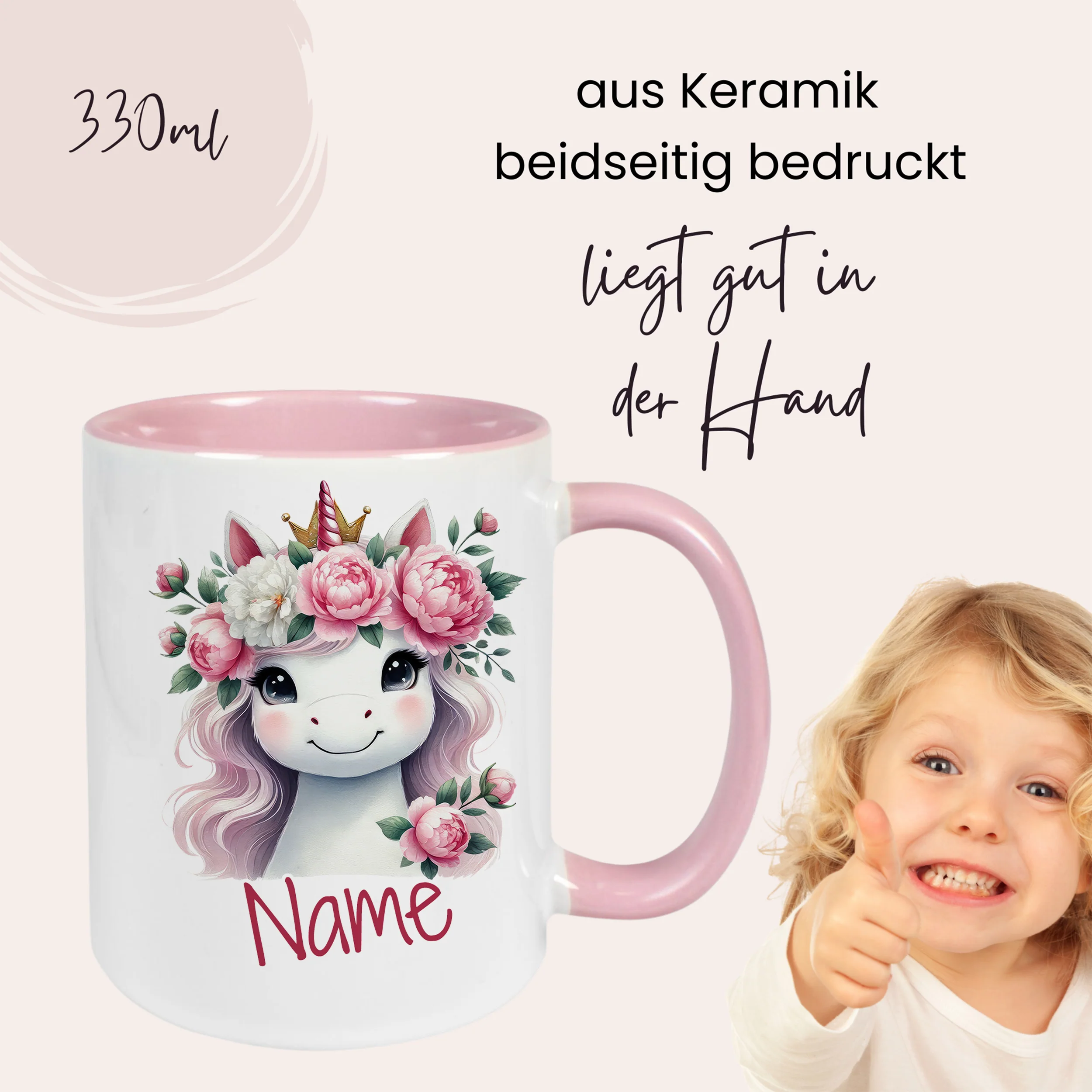 Personalisierte Tasse Einhorn - Image 4