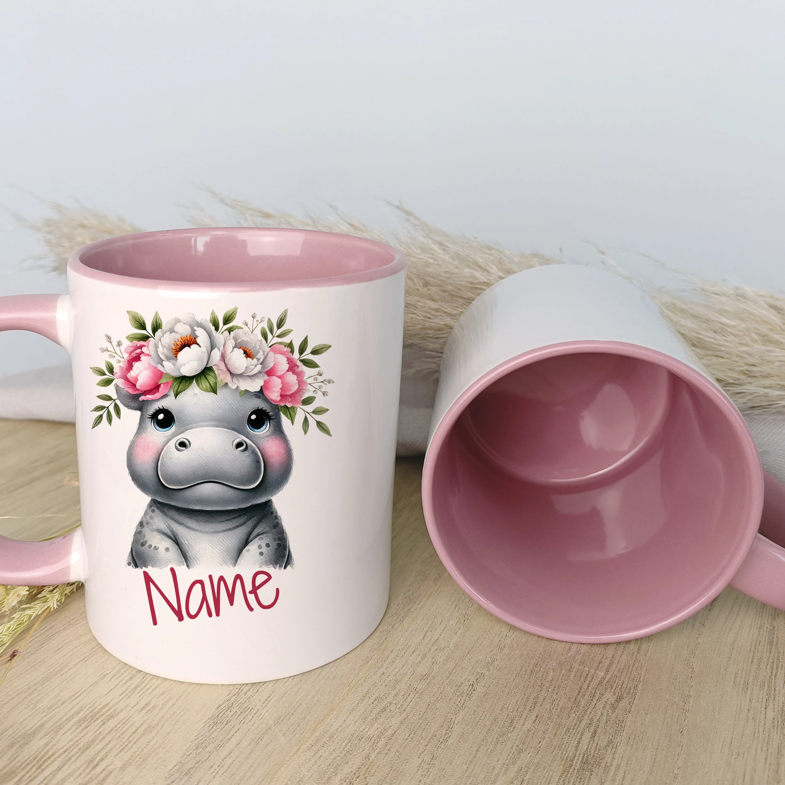 Personalisierte Tasse Nilpferd - Image 3