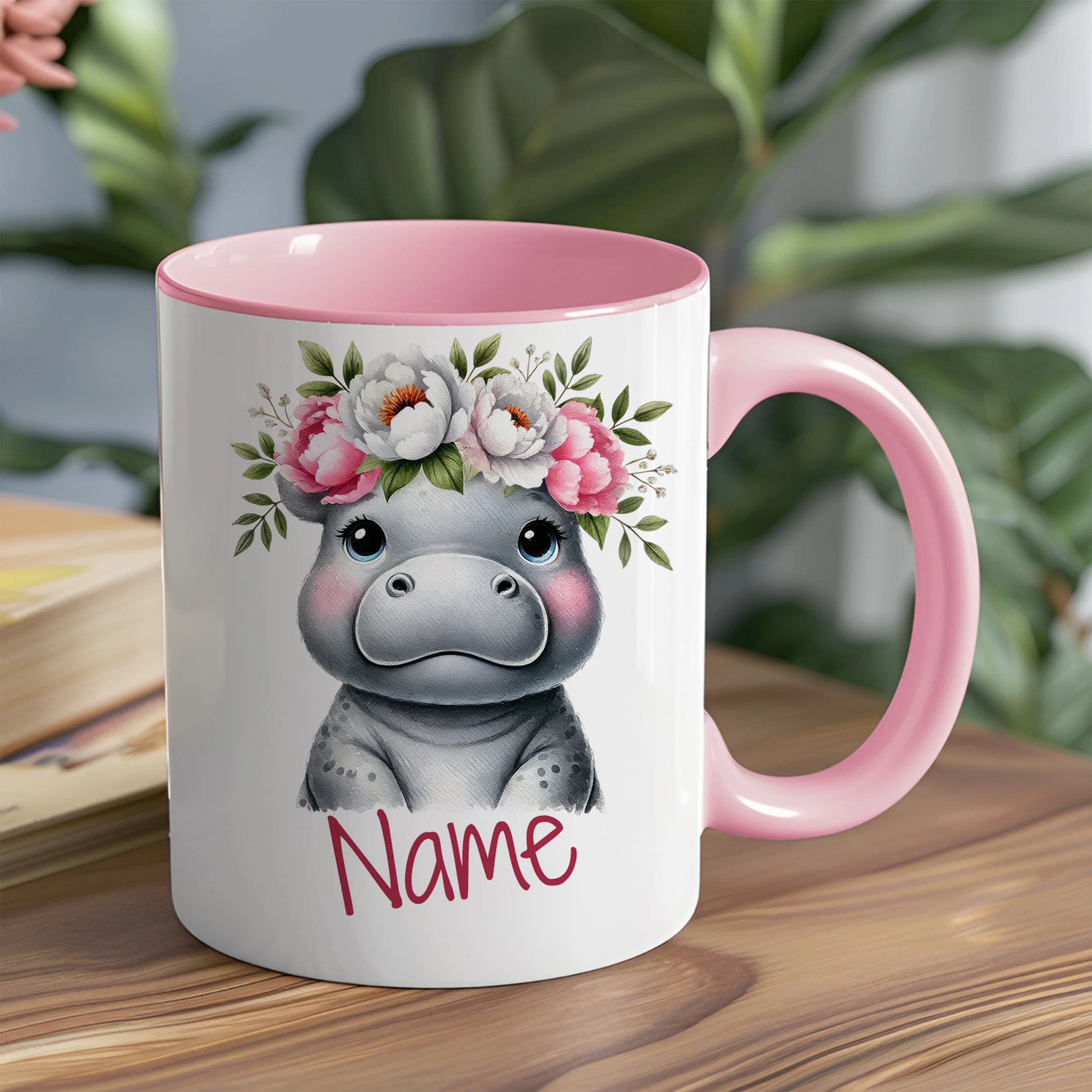 Personalisierte Tasse Nilpferd - Image 5
