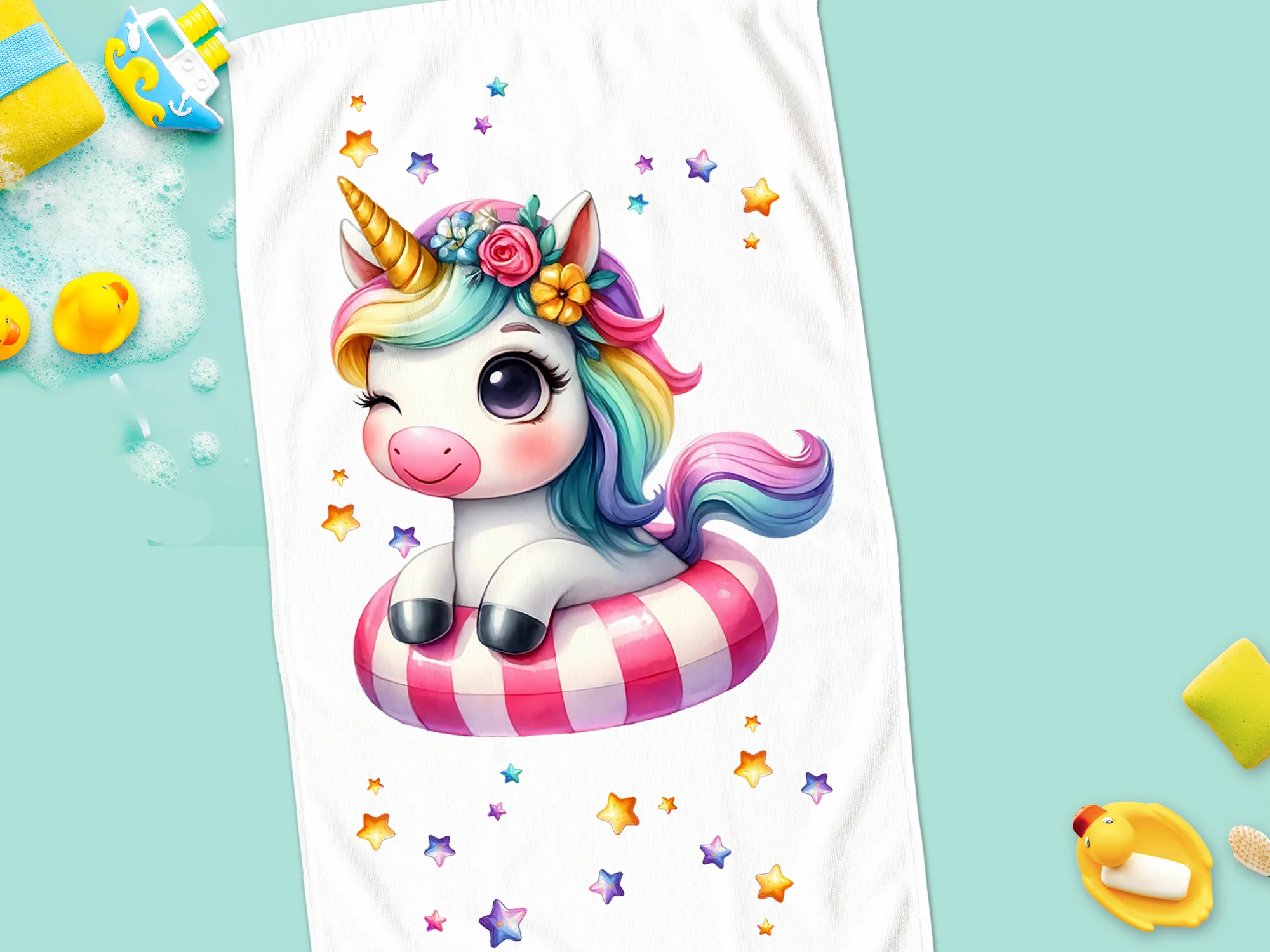 Poolparty Handtuch Einhorn - Image 4