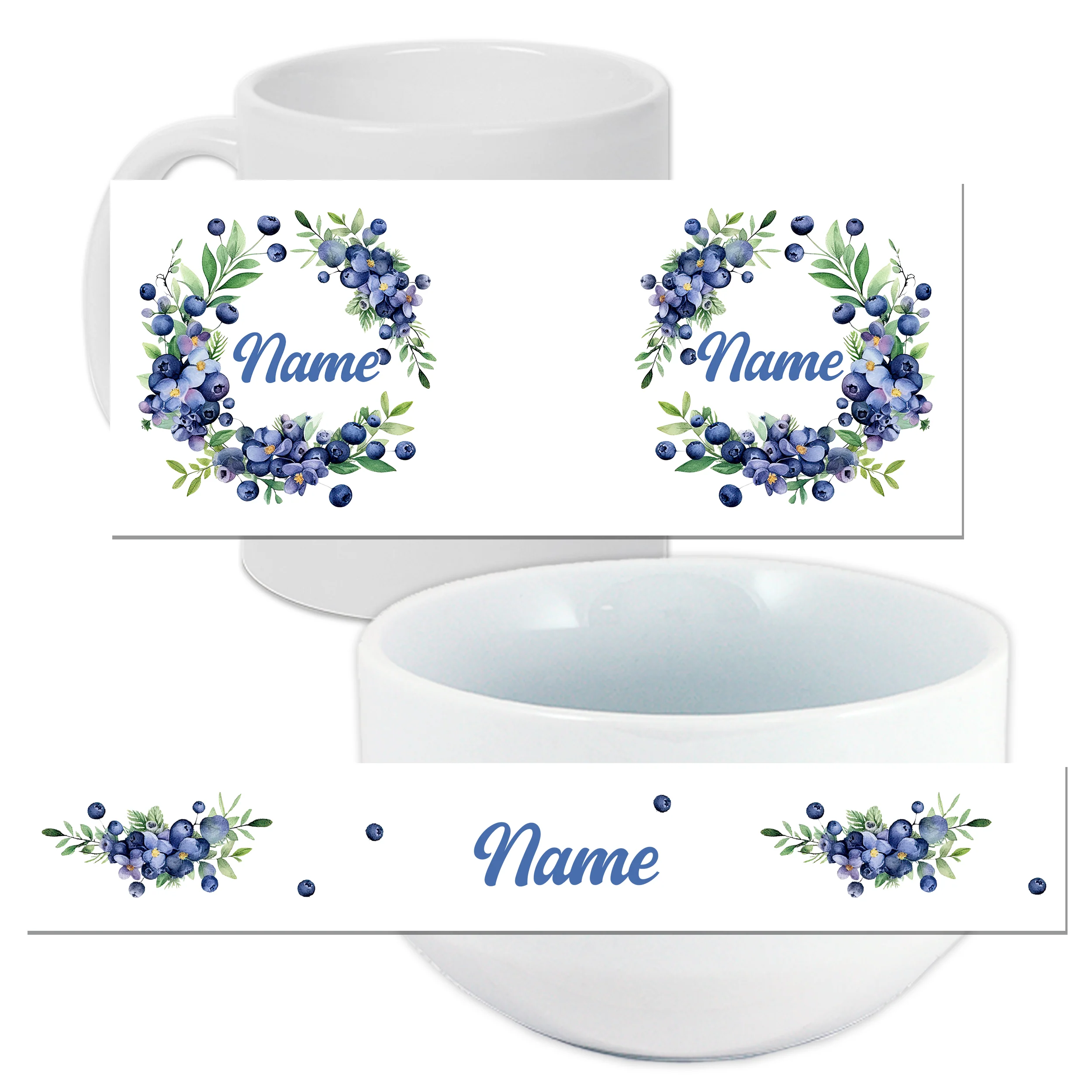 Set Müslischale mit Tasse Blaubeeren - Image 3