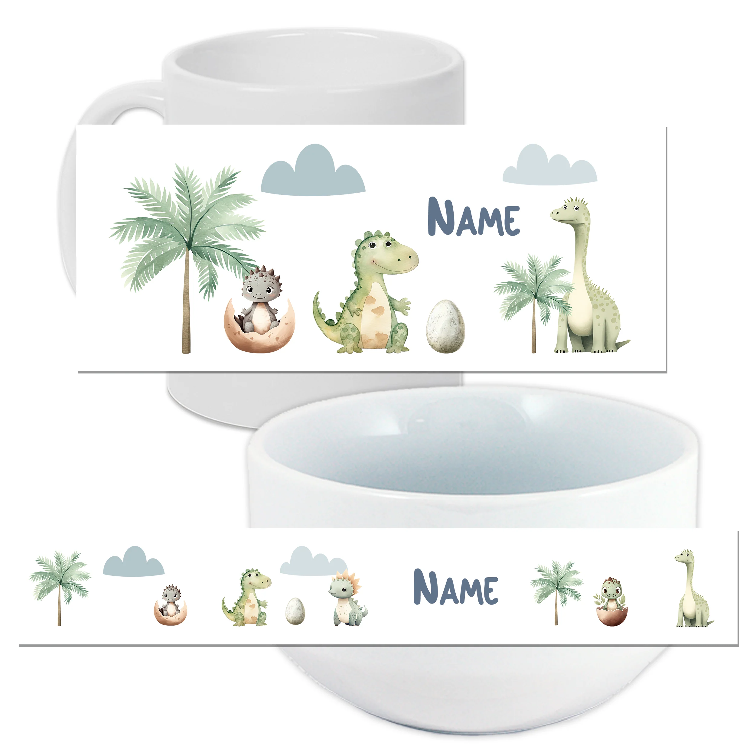 Set Müslischale mit Tasse - Dinosaurier - Image 3