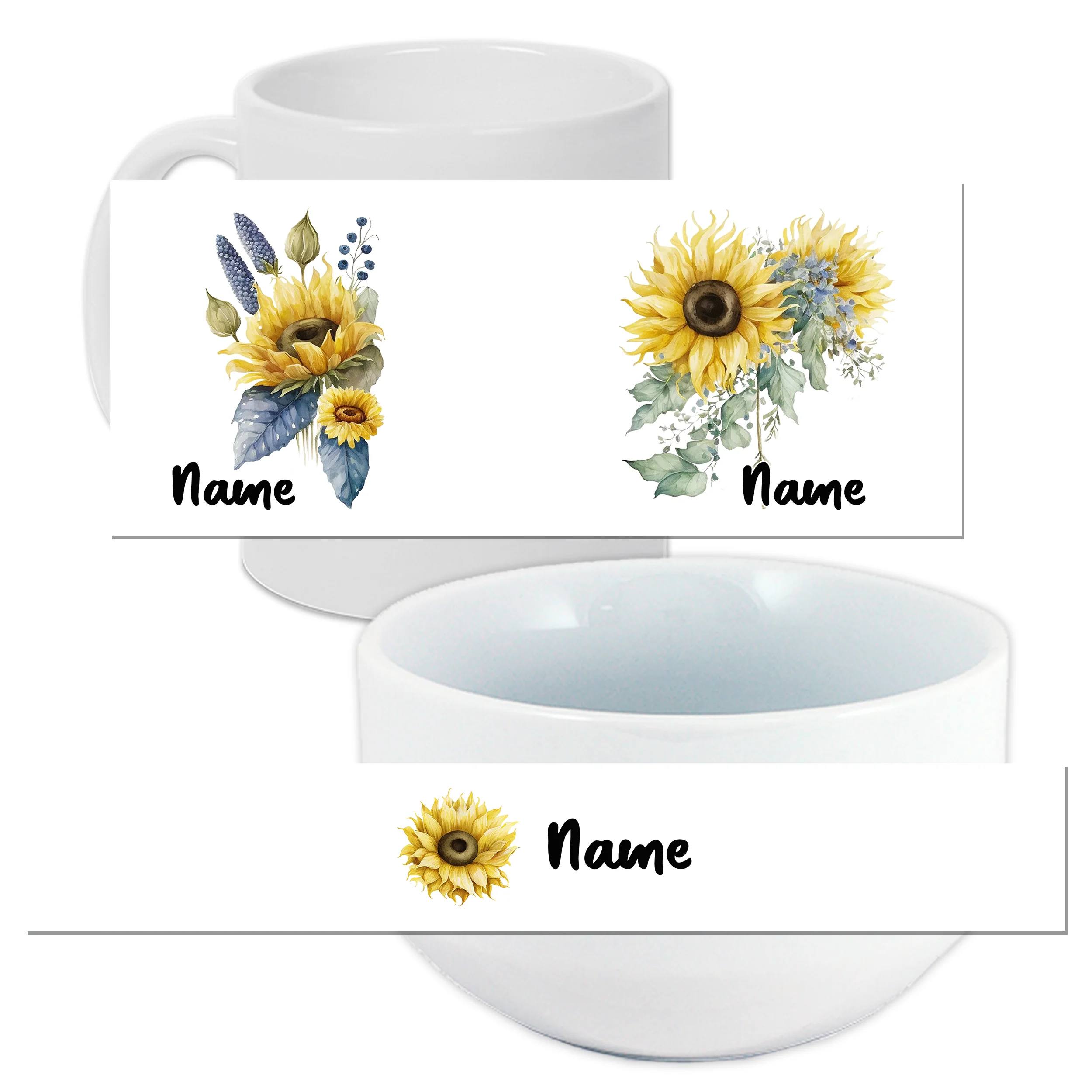 Set Müslischale mit Tasse Sonnenblume - Image 3