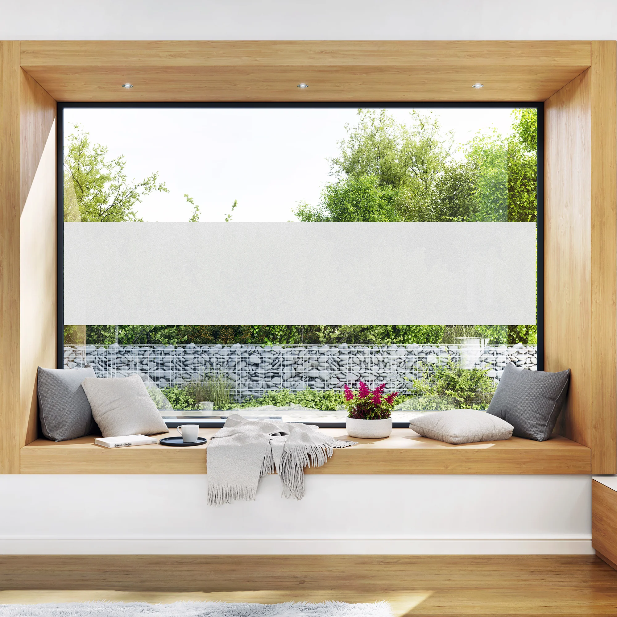 Milchglas Fensterfolie – Blickdichter Sichtschutz für Fenster & Glastüren - Image 2