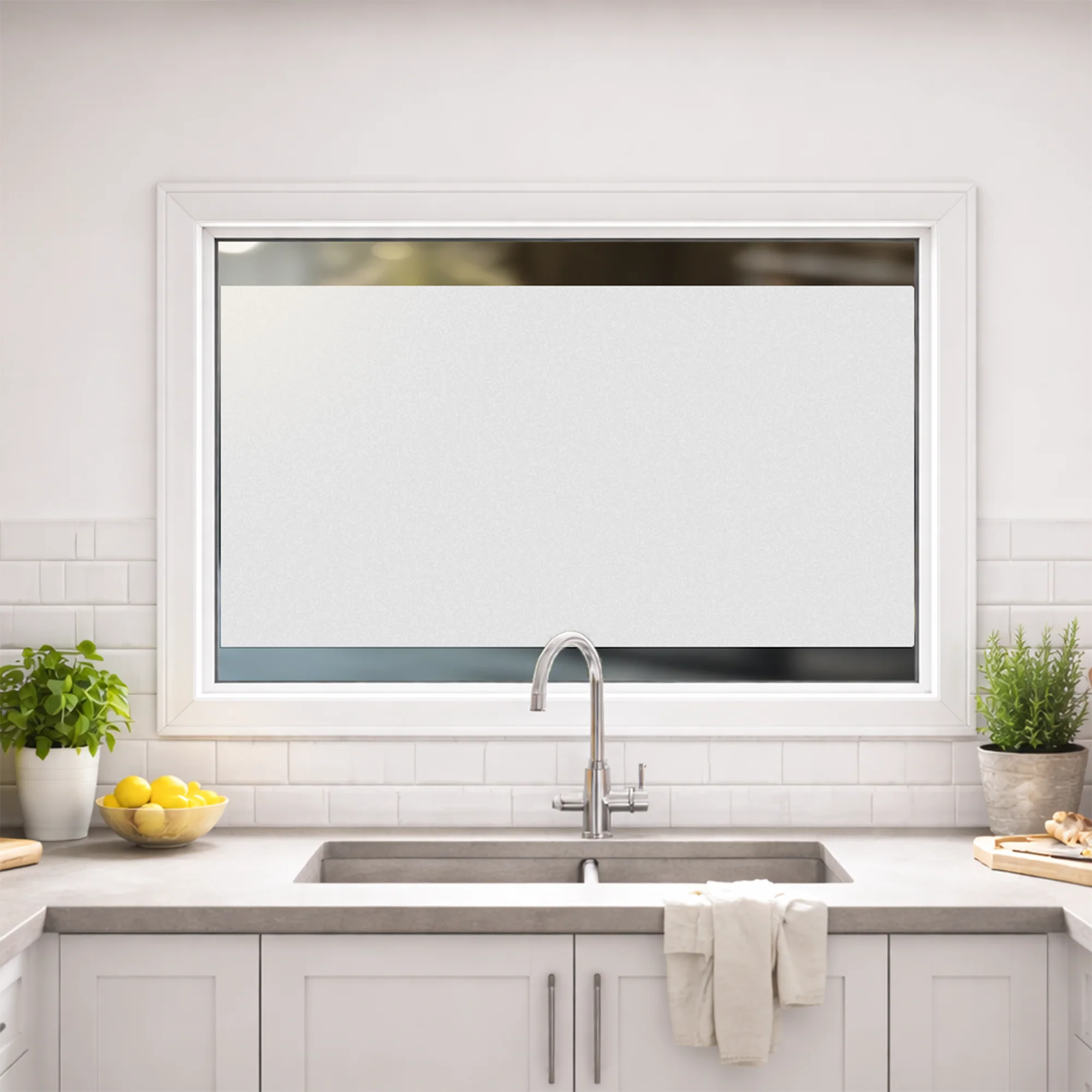Milchglas Fensterfolie – Blickdichter Sichtschutz für Fenster & Glastüren - Image 3