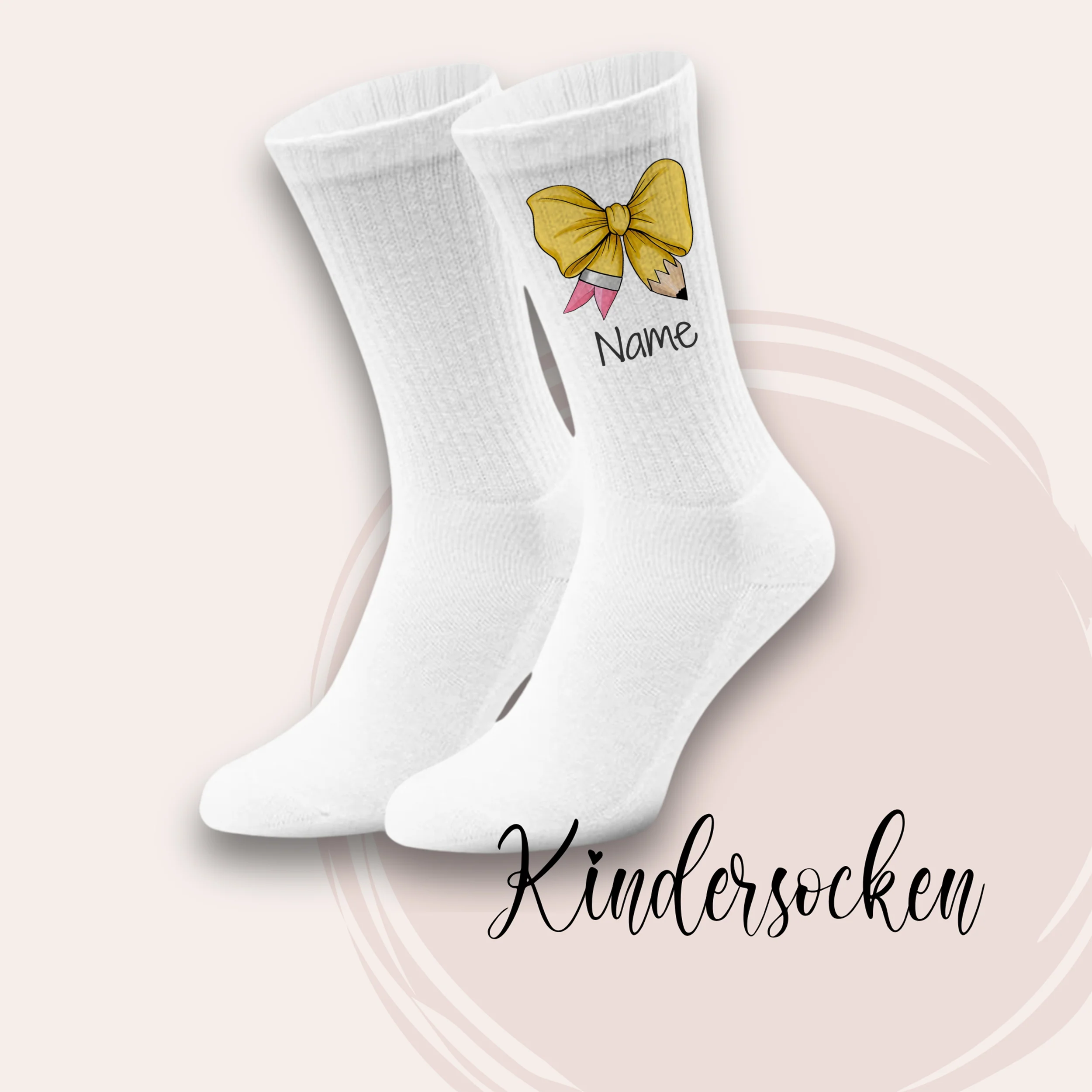Socken mit gelber Schleife - Dein persönlicher Stil - Image 4