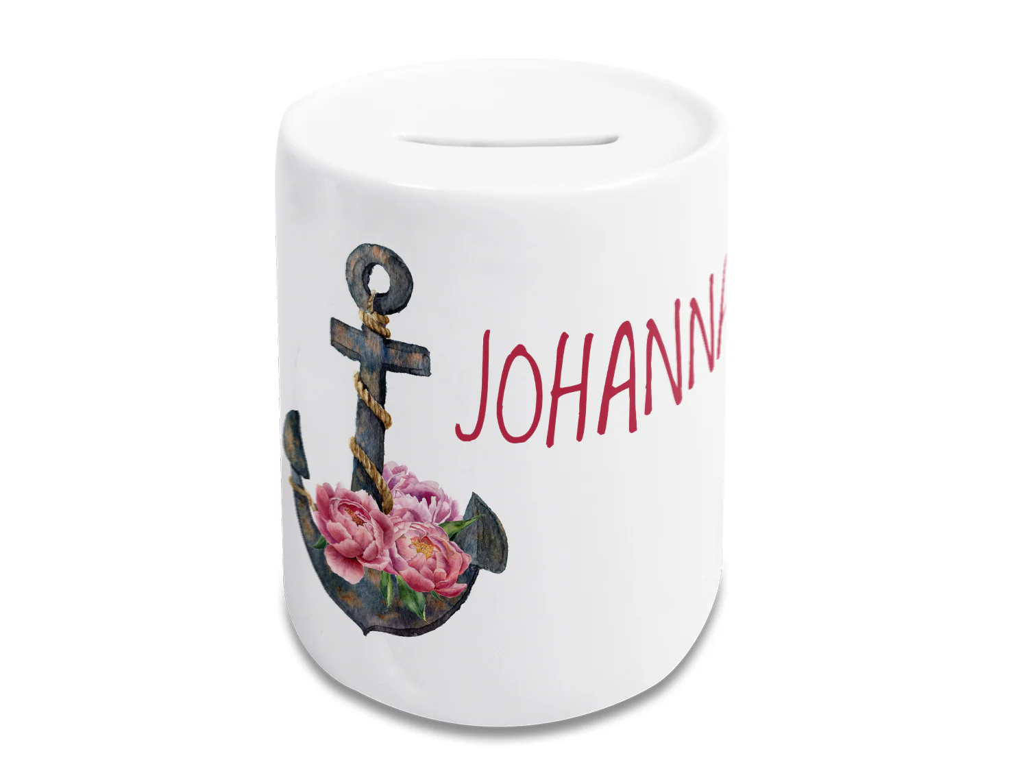 Spardose Anker mit Blumen - Image 2