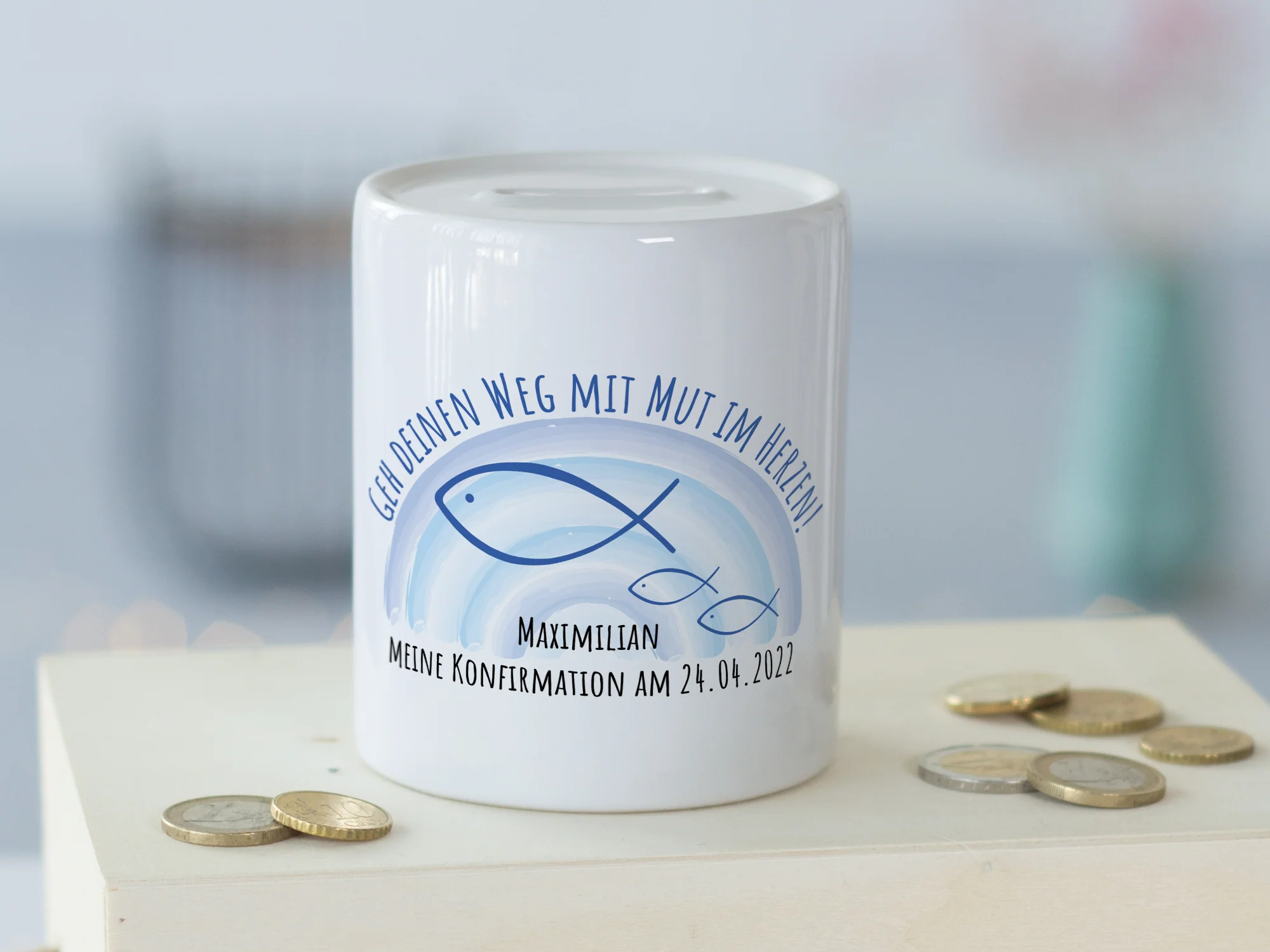 Spardose Fische - Einzigartiges Geschenk zur Konfirmation - Image 3