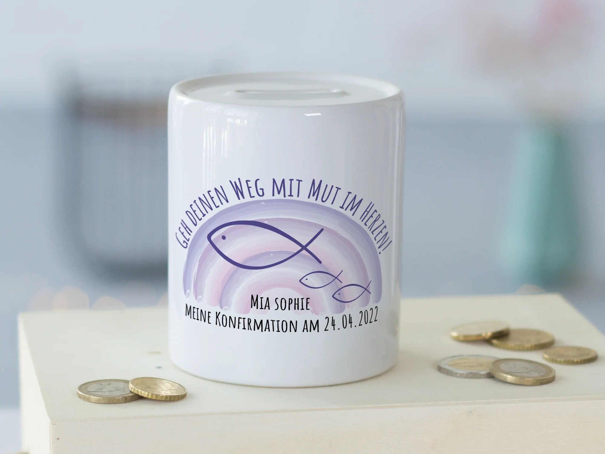 Spardose Fische zur Konfirmation - Image 3