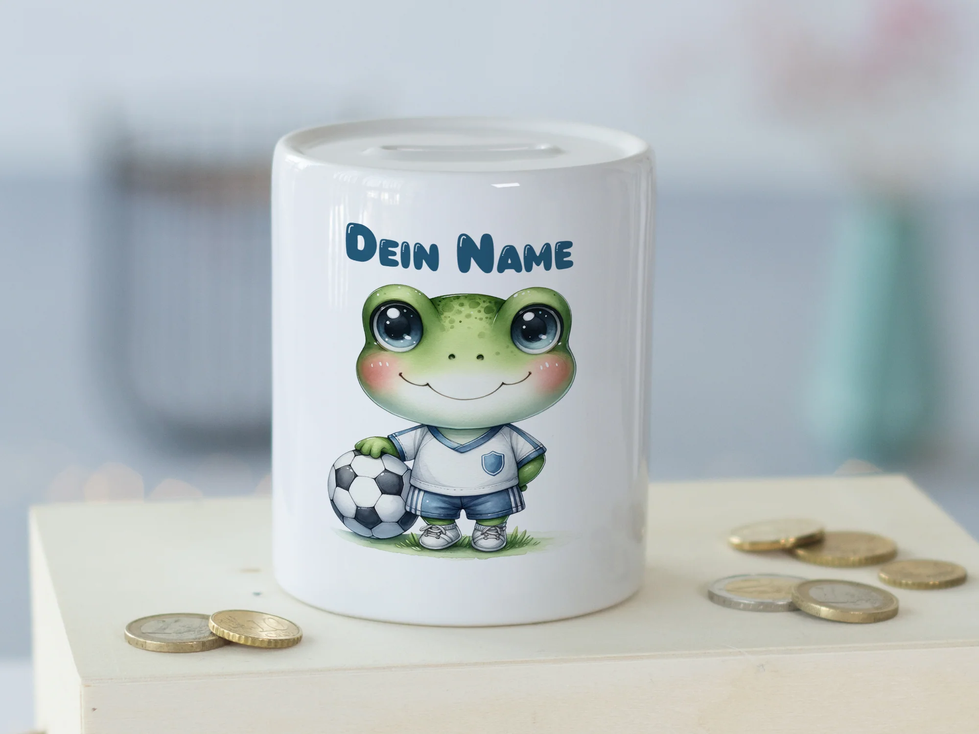 Spardose Frosch mit Fußball - Image 3