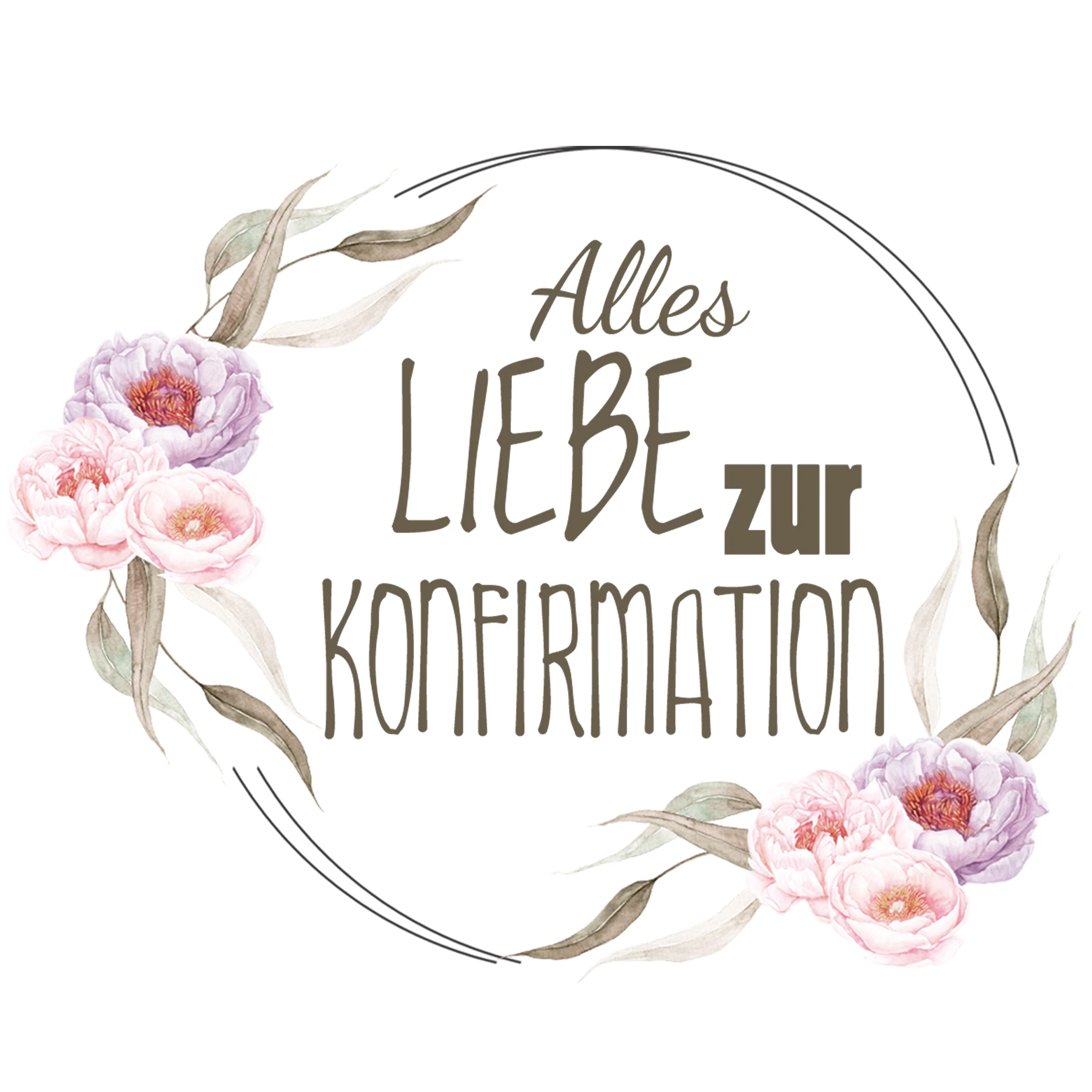 Spardose mit Blumenmotiv - Alles Liebe zur Konfirmation - Image 4