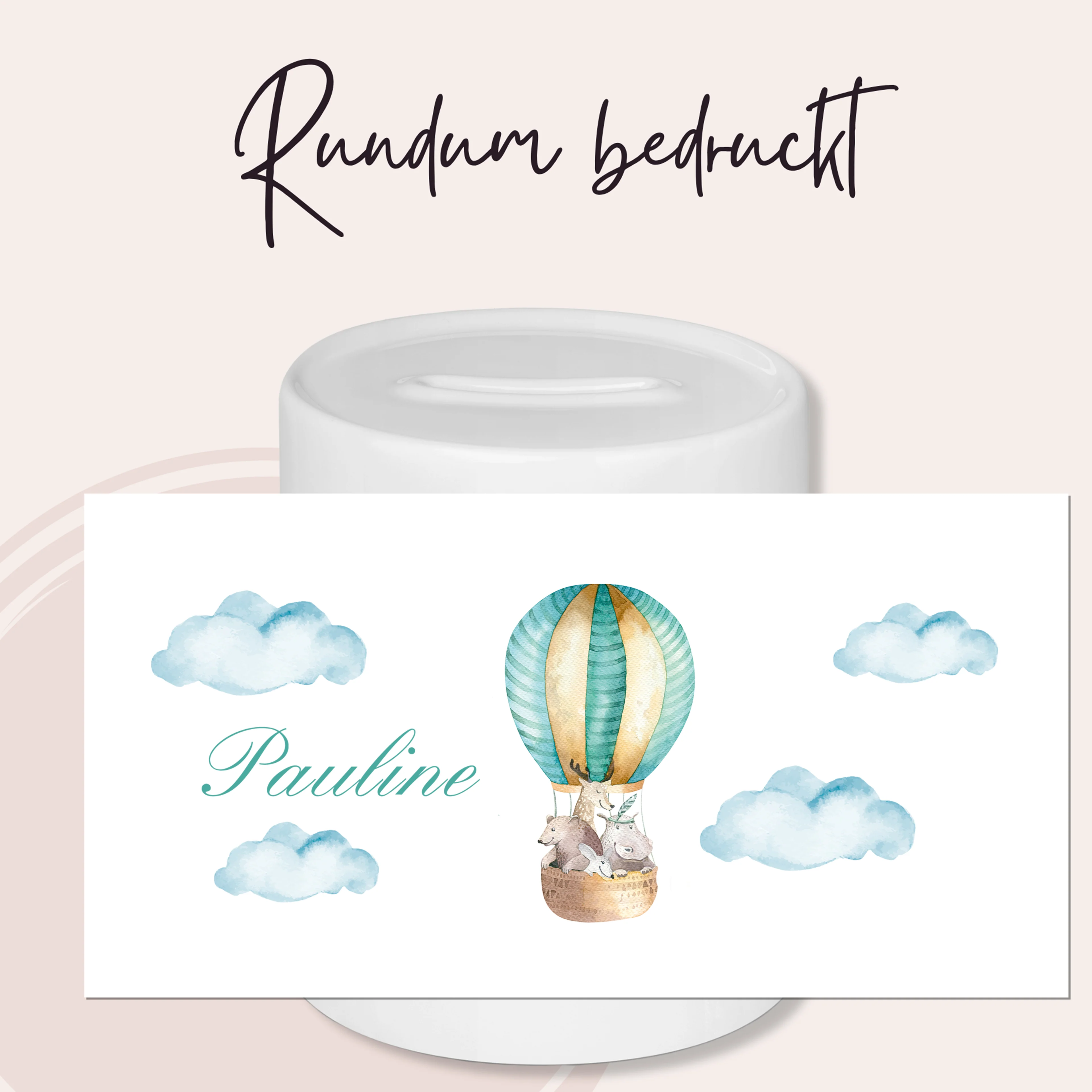 Spardose mit Luftballon-Motiv - Image 2