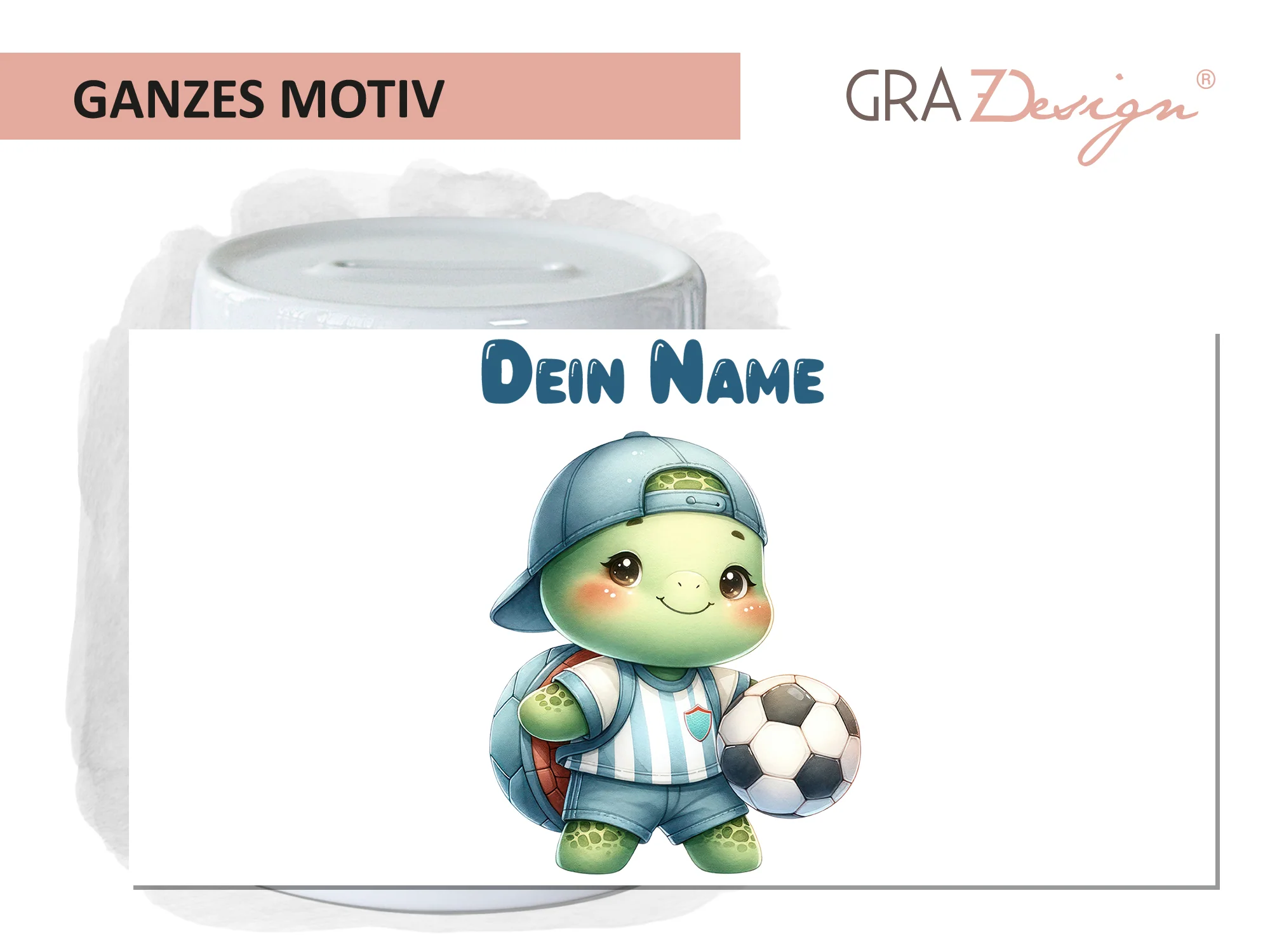 Spardose mit Schildkröte - Image 2