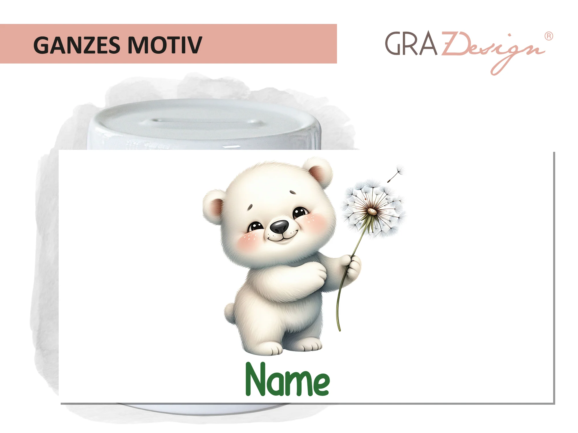 Spardose mit süßem Bärenmotiv - Image 2