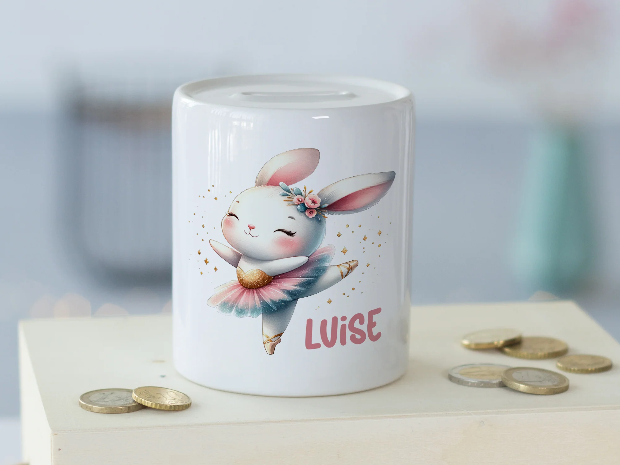 Spardose mit süßem Hasenmotiv - Für kleine Sparfüchse - Image 3