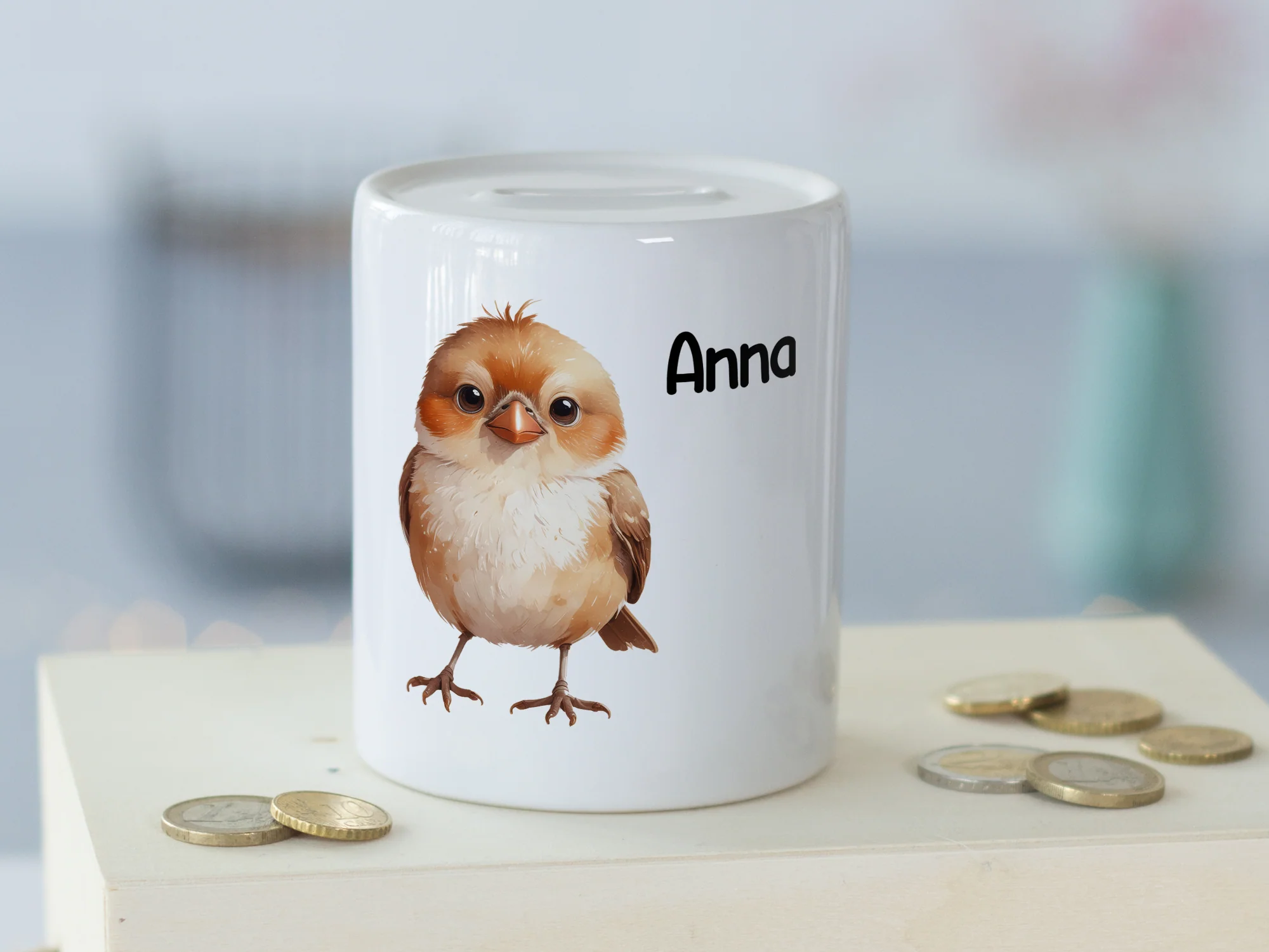 Spardose mit Vogelmotiv - Image 3