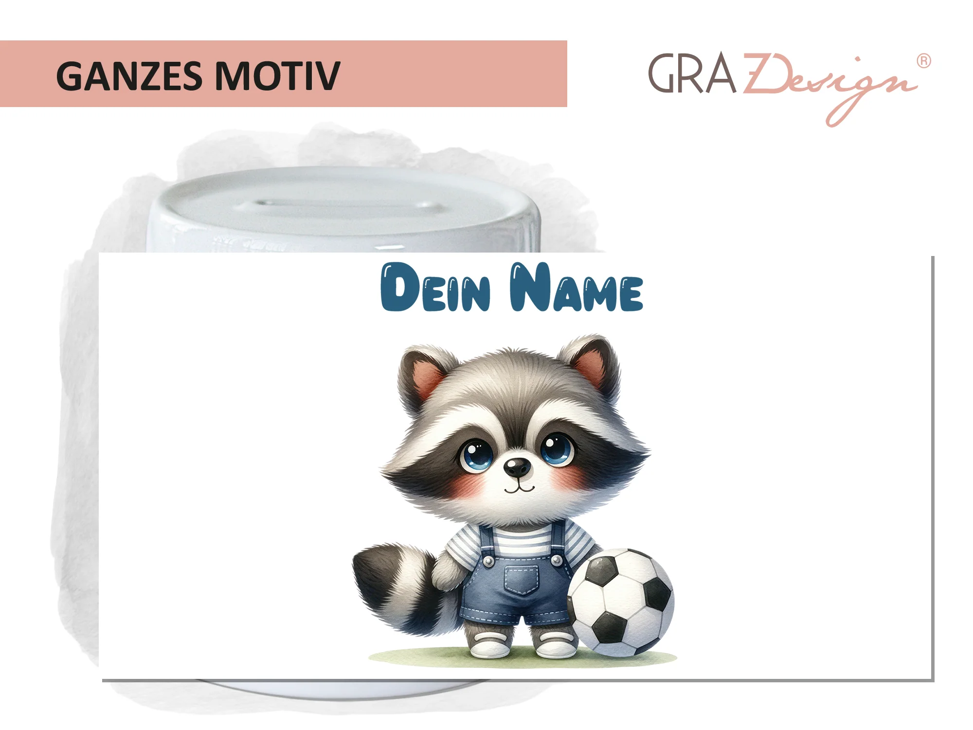 Spardose mit Waschbär - Image 2