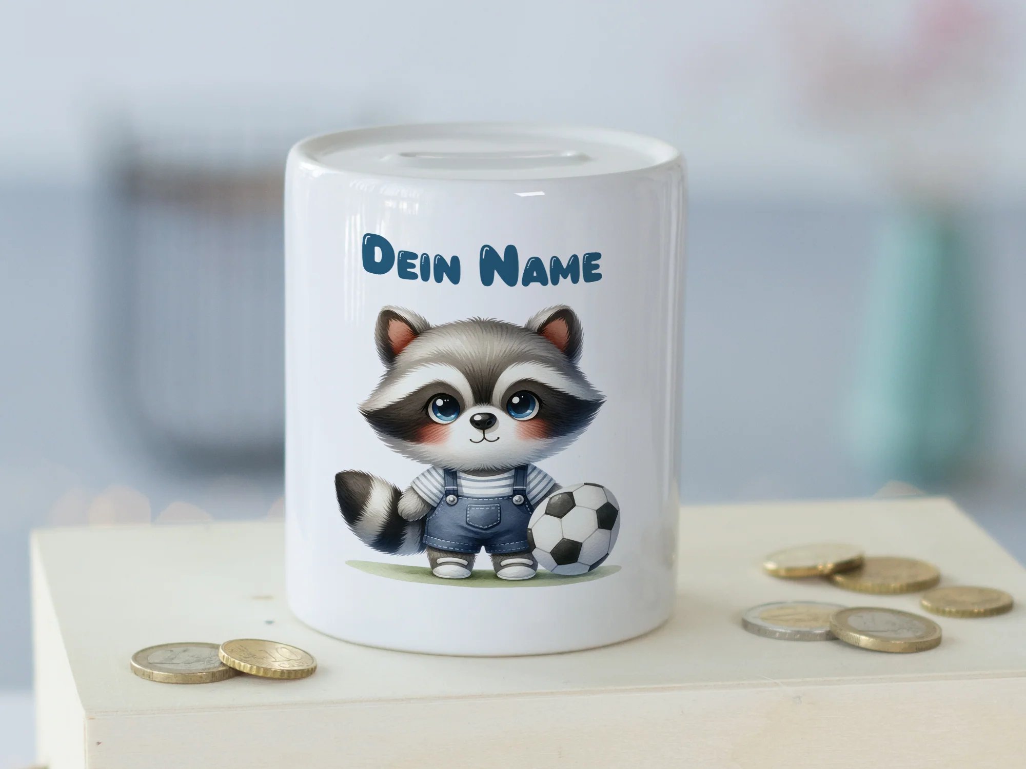 Spardose mit Waschbär - Image 3