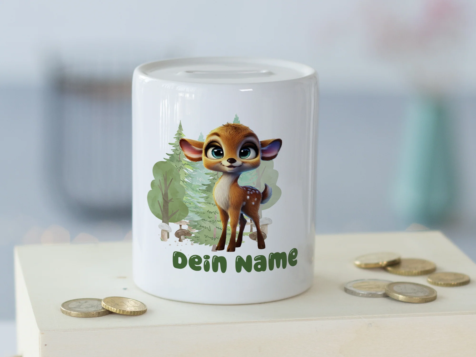 Spardose Rehkitz mit Namen - Image 3